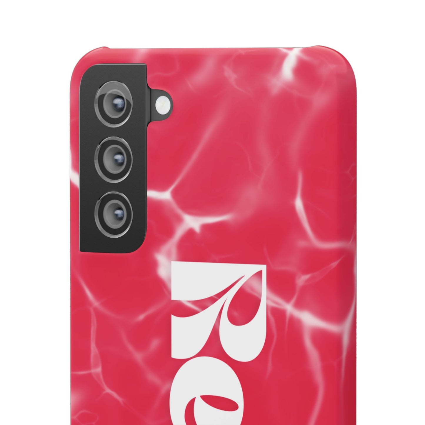 Vibrant Red Snap Case for iPhone, Trendy Phone Cover, Gift for Her, Summer Accessory, Stylish Tech Protection