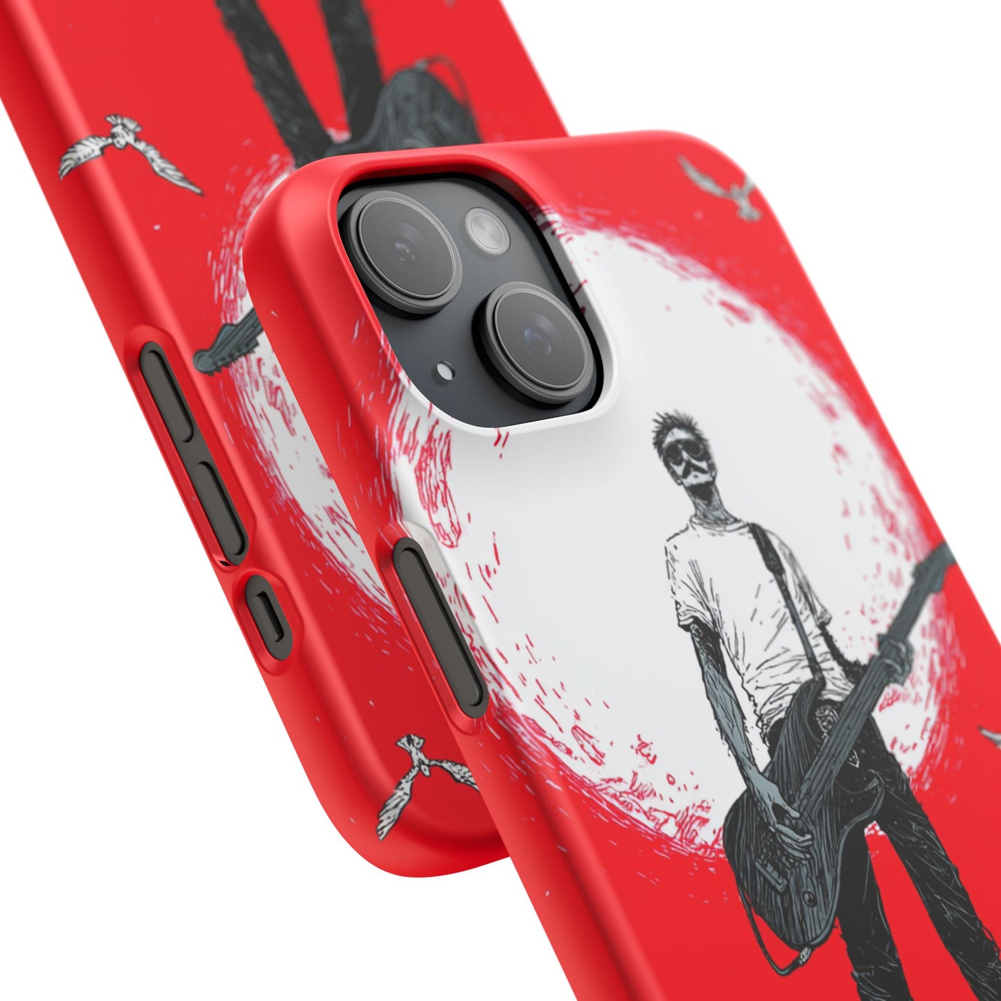 Rock & Roll Snap Cases - Music Lover's Phone Protection, Edgy Art, Gift for Guitarists, Cool Accessory for Teens