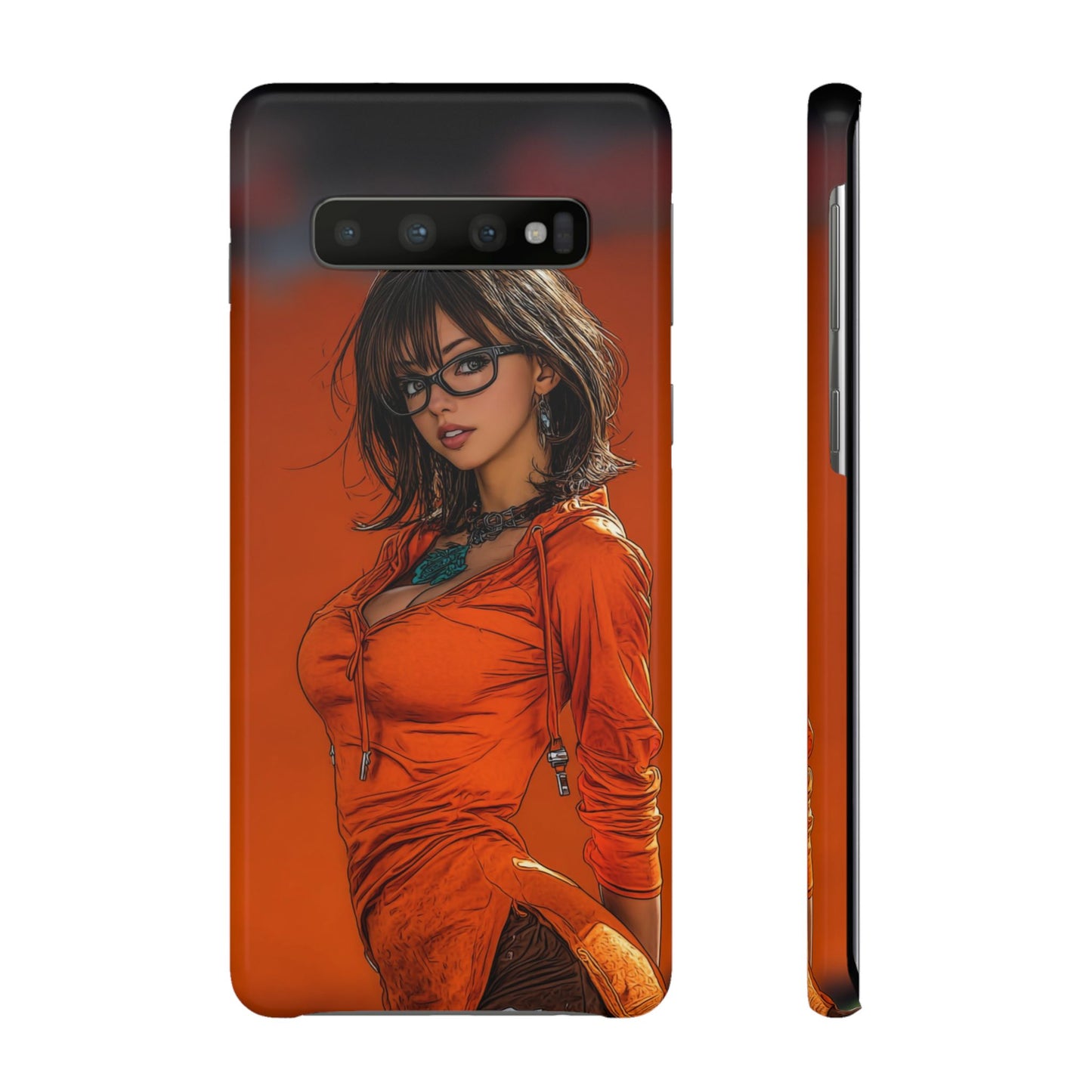 Velma Dinkley Cleveland Browns Fan Snap Cases, Phone Cover, Cartoon Style Art, Custom Case, Protective Shell