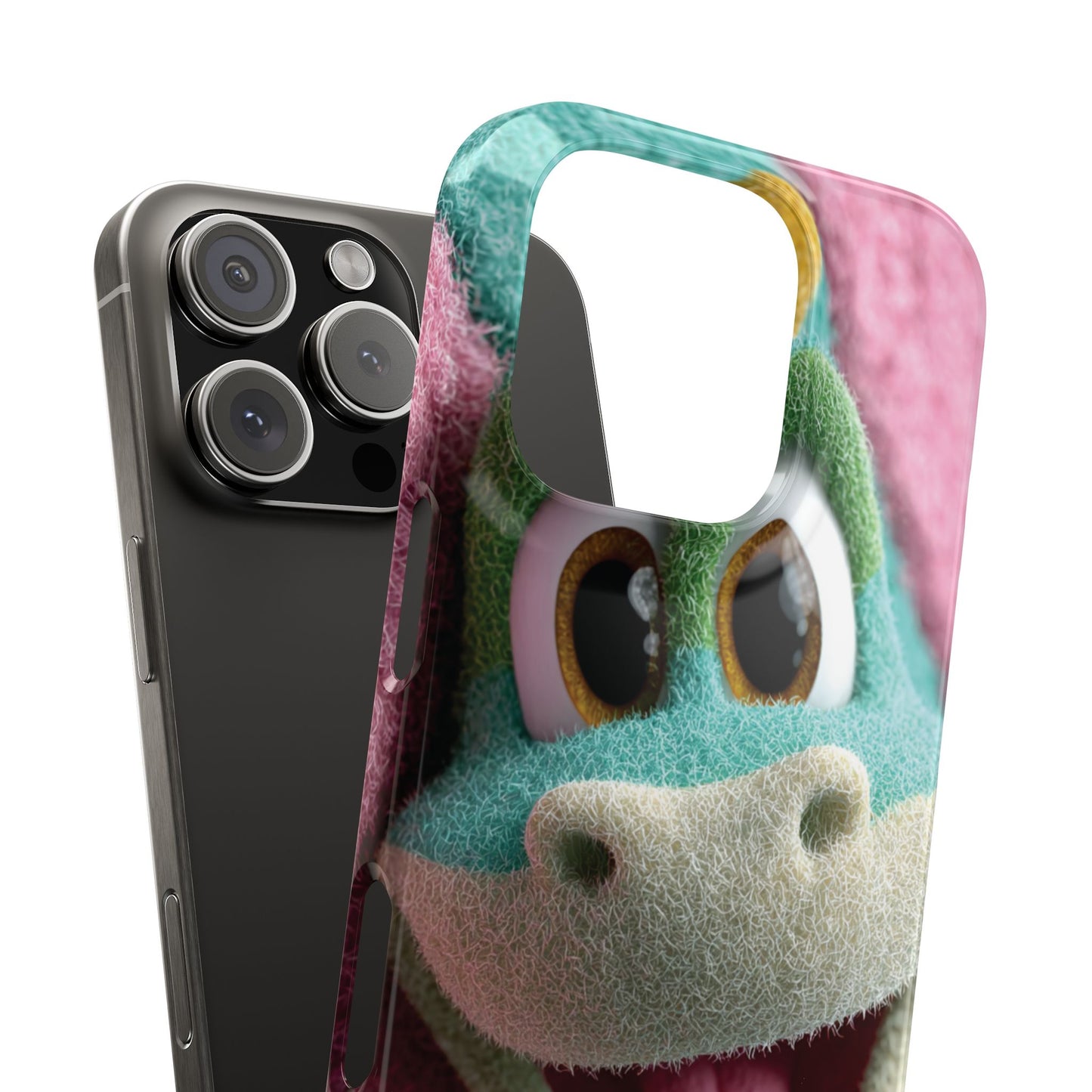 Fun Dino Snap Case for Kids | Cute Phone Cover | Colorful Mobile Accessory | Birthday Gift | Child's Tech Style