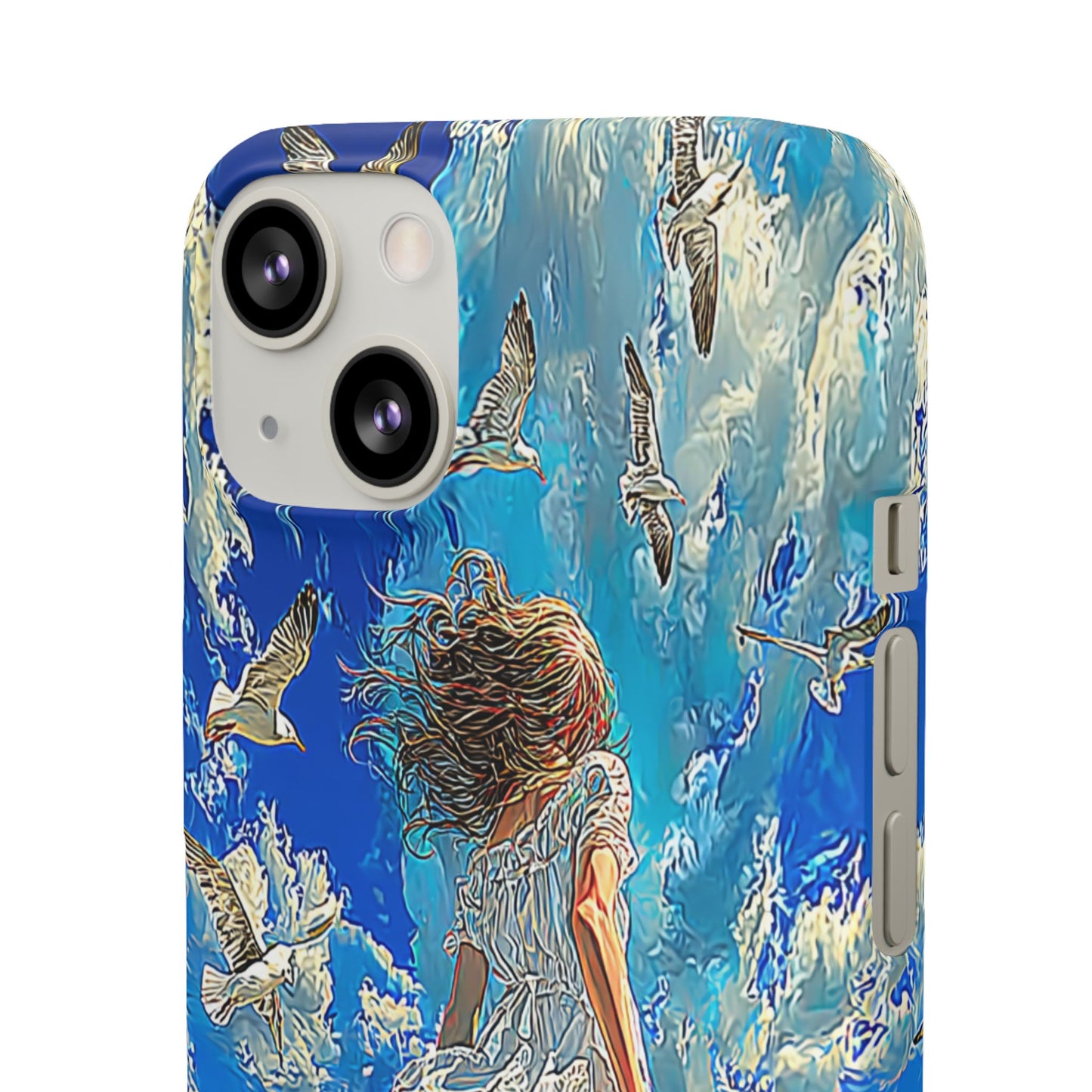 Dreamy Seaside Snap Case, Ocean Waves Phone Cover, Summer Vibe Gift, Cute Aesthetic Accessory, Beach Lover Case