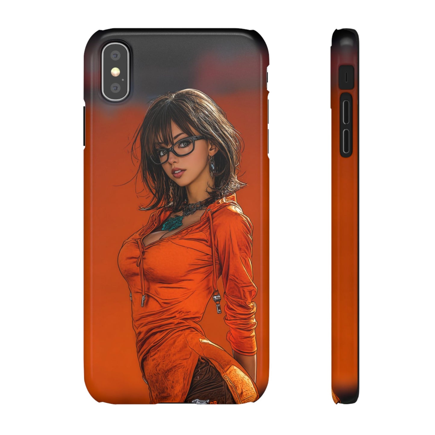 Velma Dinkley Cleveland Browns Fan Snap Cases, Phone Cover, Cartoon Style Art, Custom Case, Protective Shell