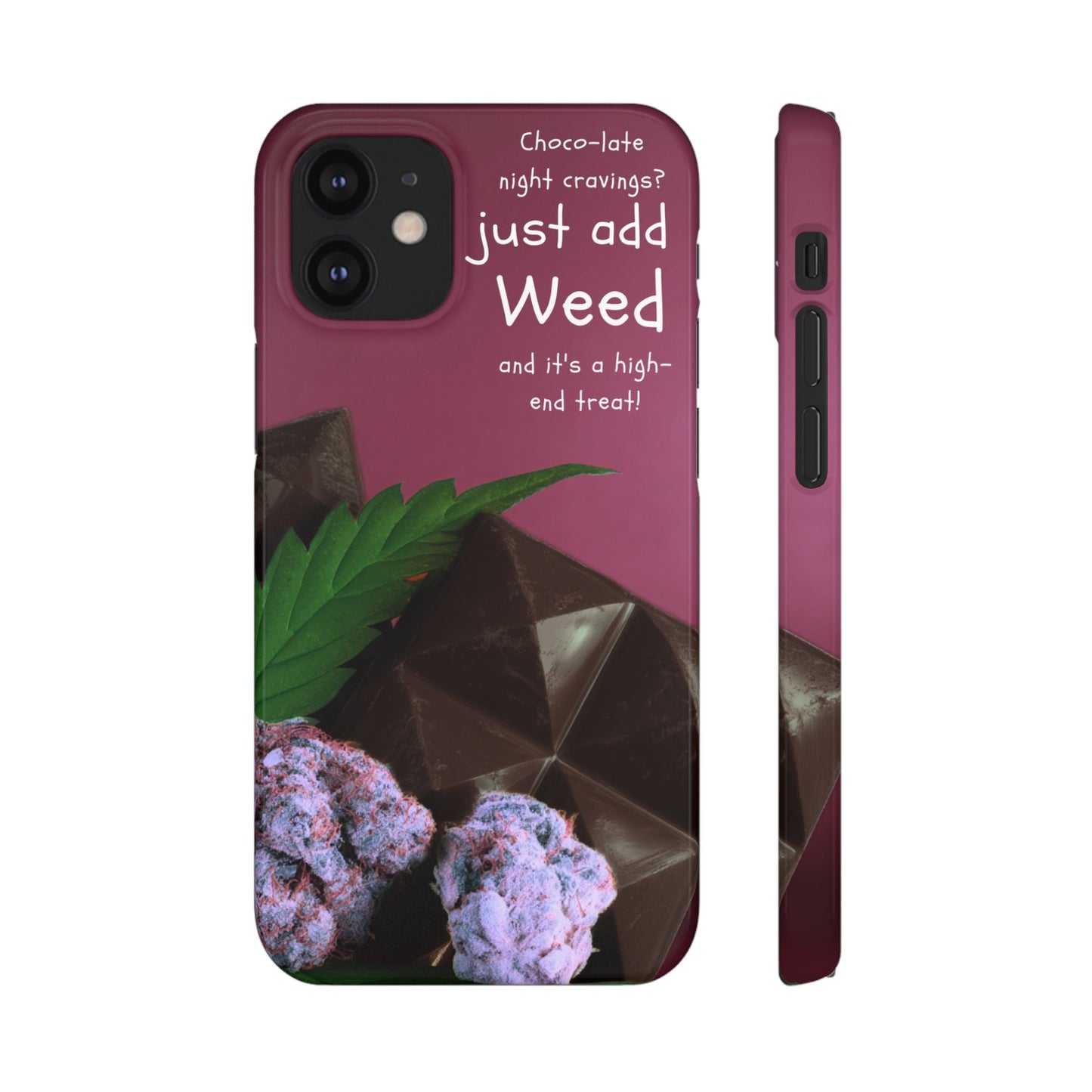 High-End Treat Snap Cases for Weed Enthusiasts Iphone and Samsung Phone Cover