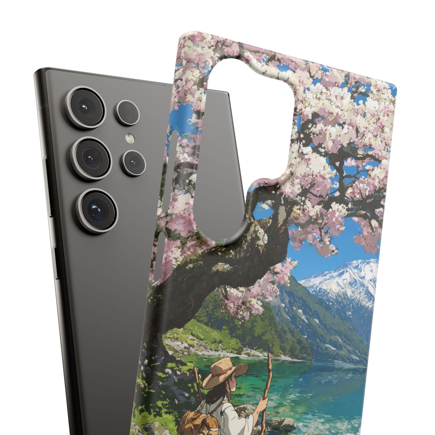 Nature-Inspired Snap Cases for Phone Protection, Floral Phone Covers, Cherry Blossom Aesthetic, Gifts for Nature Lovers, Spring Accessories