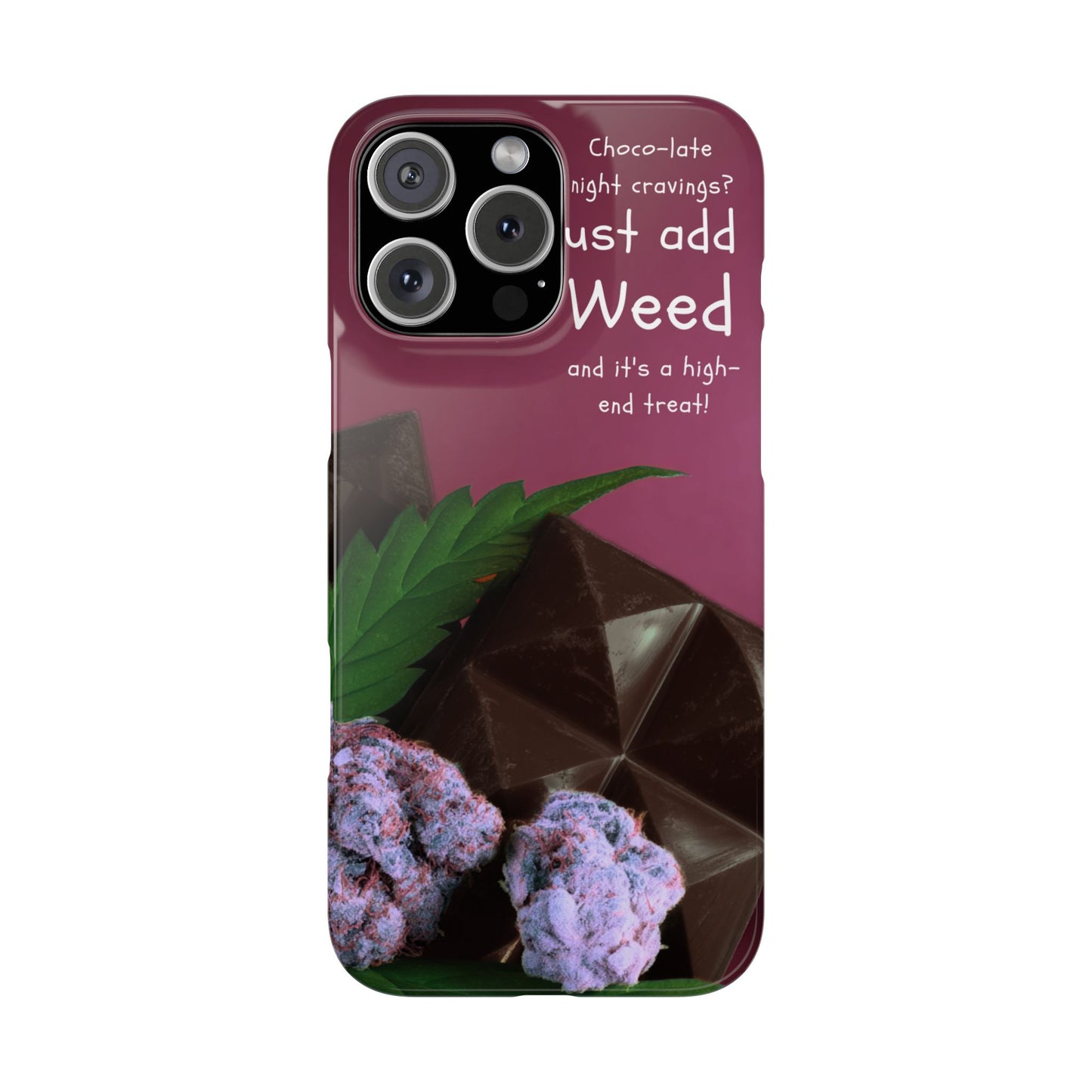High-End Treat Snap Cases for Weed Enthusiasts Iphone and Samsung Phone Cover