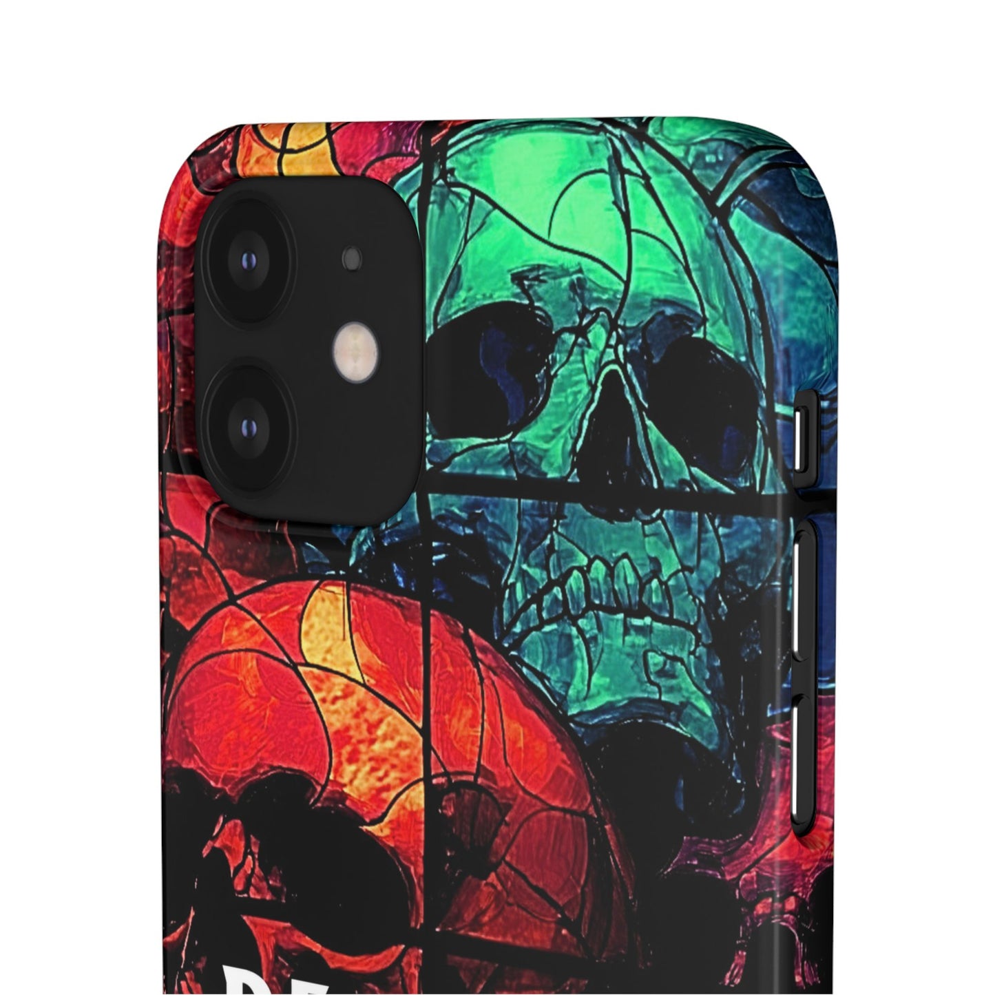 Halloween Custom Requiem Skull Snap Case Phone Cover for iPhone and Samsung