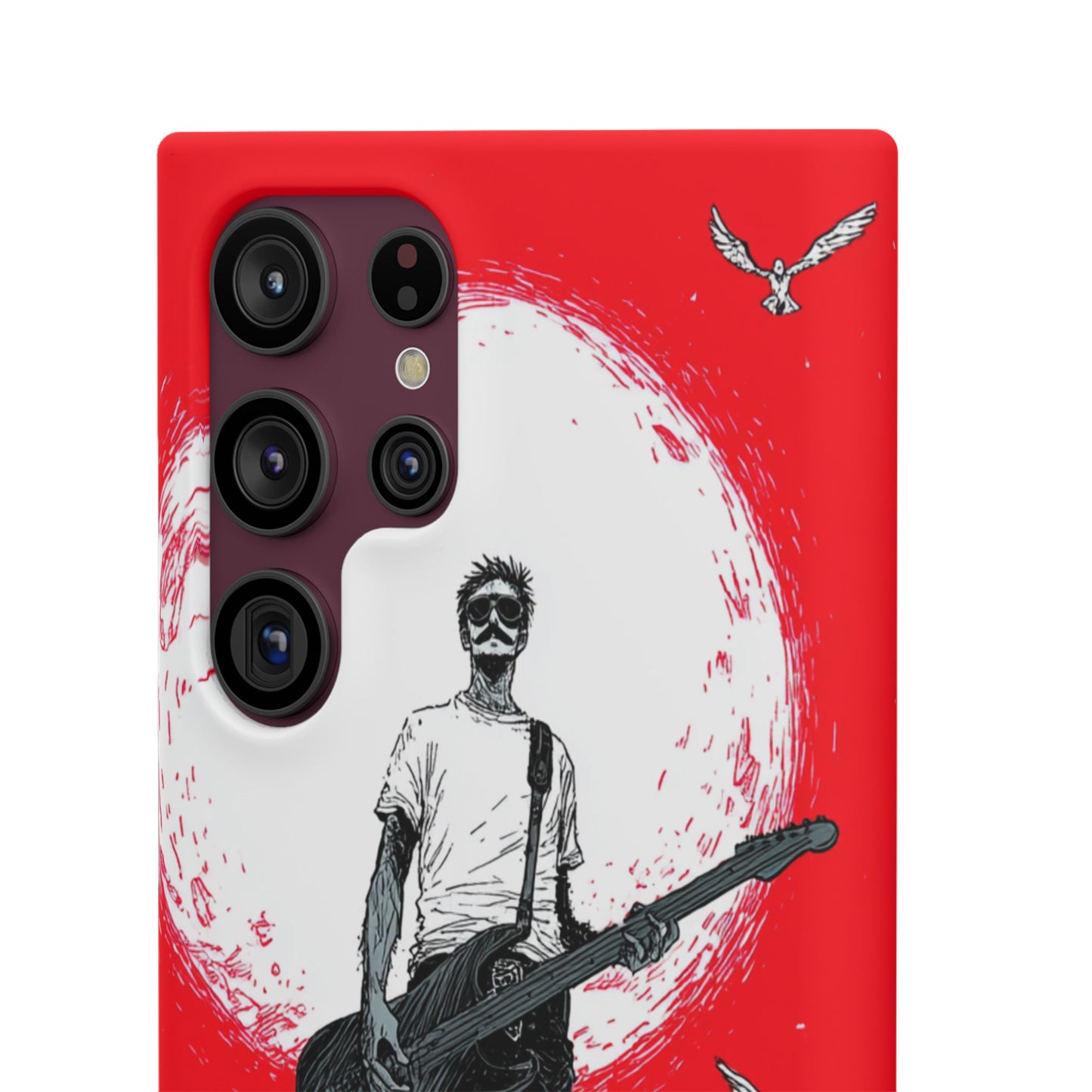 Rock & Roll Snap Cases - Music Lover's Phone Protection, Edgy Art, Gift for Guitarists, Cool Accessory for Teens