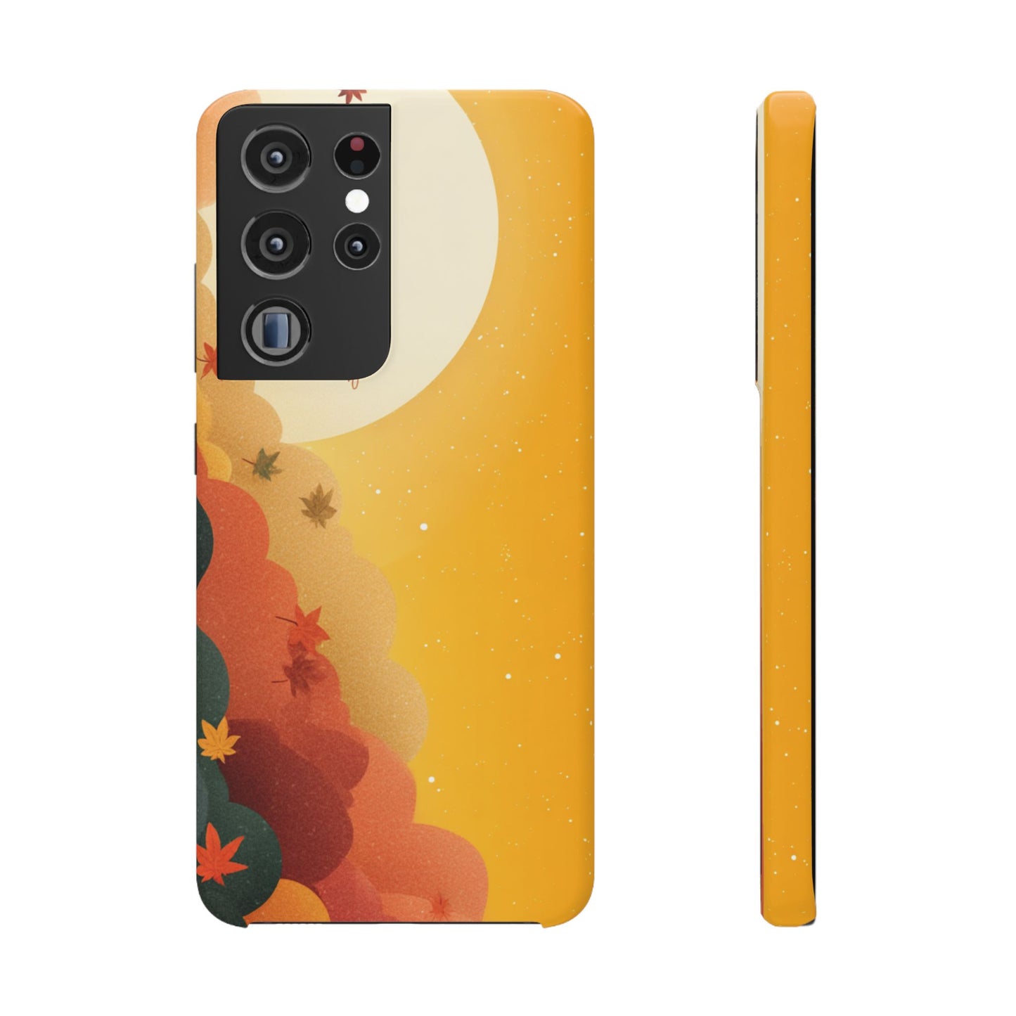 Autumn Sunset Snap Case, Fall Phone Cover, Nature-Themed Accessory, Gift for Her, Seasonal Aesthetic