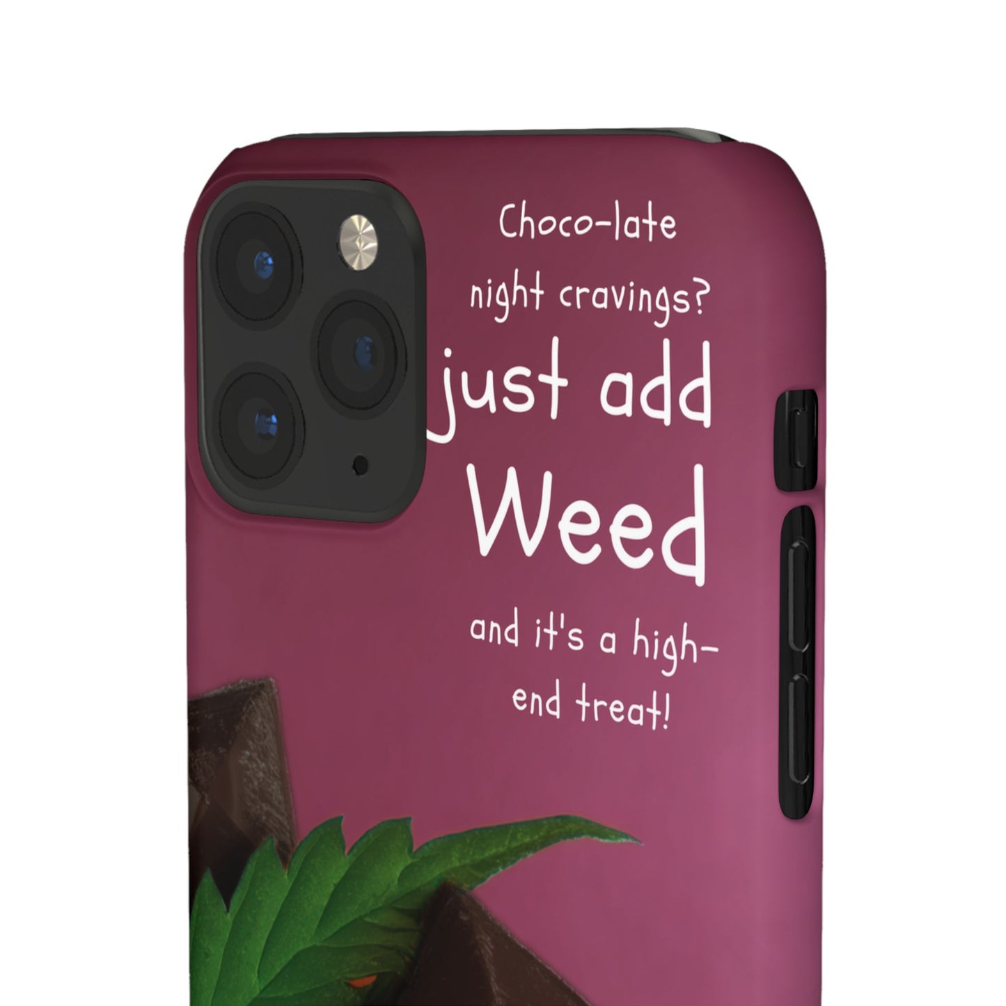 High-End Treat Snap Cases for Weed Enthusiasts Iphone and Samsung Phone Cover