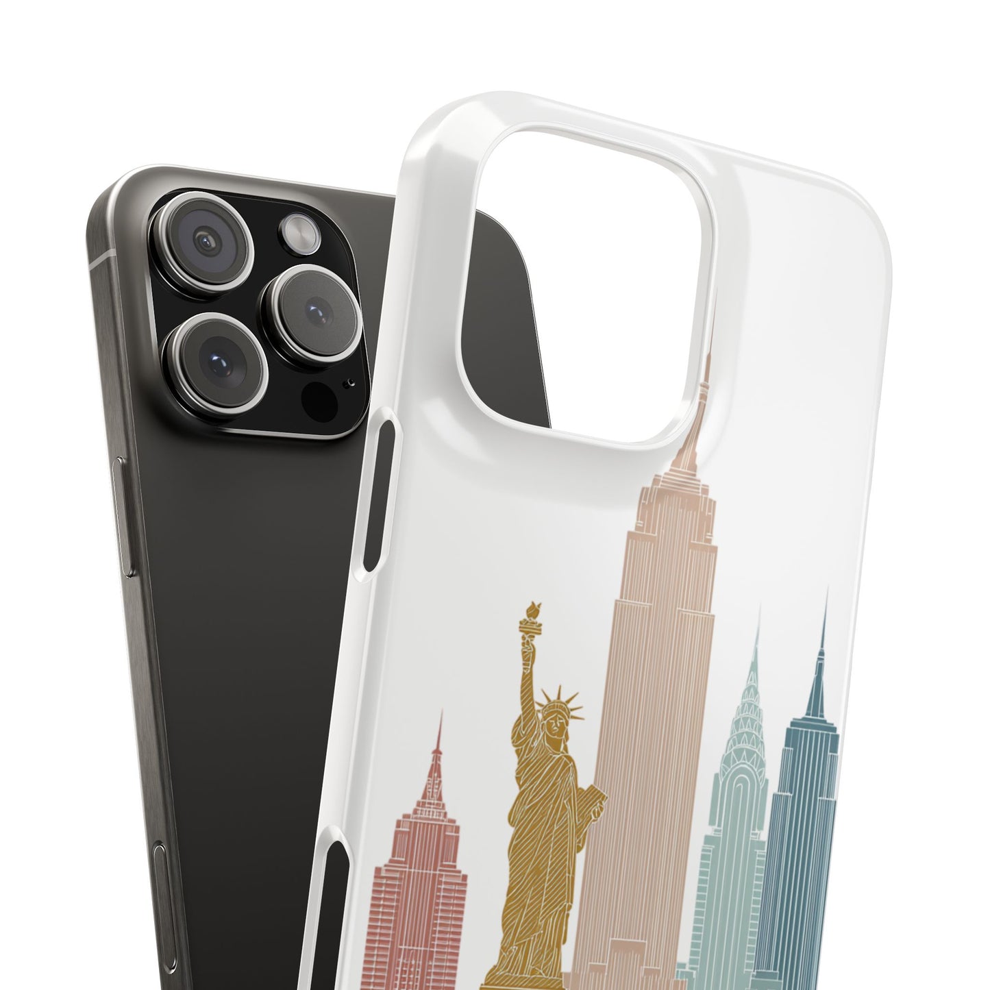 Stylish New York Snap Case, Urban Phone Cover, Cityscape Phone Case, Gift for Travelers, Trendy Protective Case