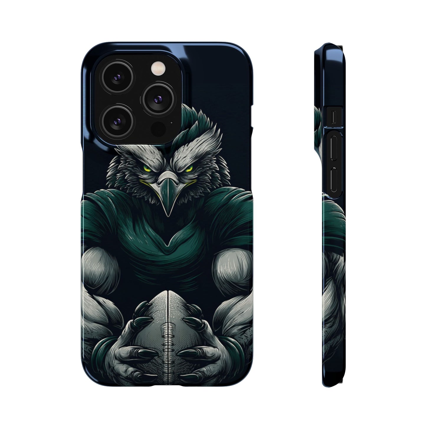 Philadelphia Eagles Art Snap Case, NFL Phone Cover, Sports Fan Gift, Football Team Accessories, Protective Cell Phone Shell