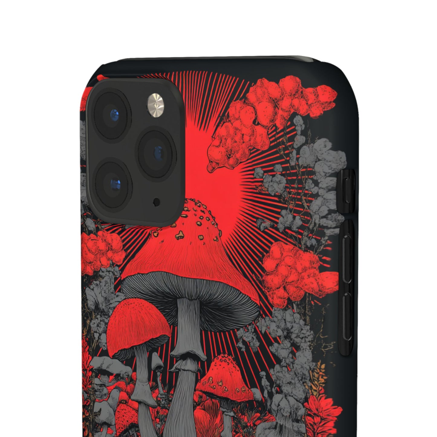 Fantasy Mushroom Snap Case Custom Phone Cover for iPhone and Samsung Mate and Glossy Avvialable