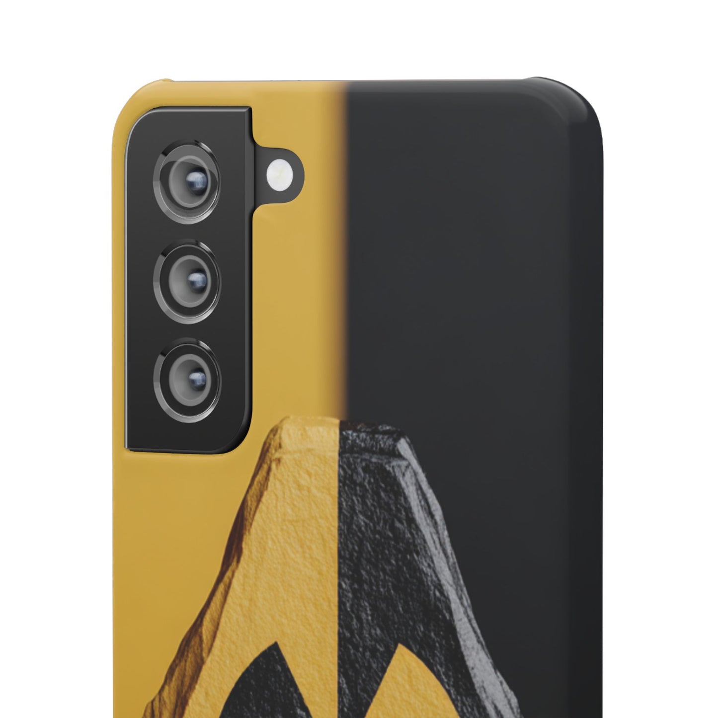 Bold Graphic Snap Case, Radiation Symbol Phone Cover, Trendy Phone Accessory, Unique Gift for Tech Lovers, Stylish Mobile Case