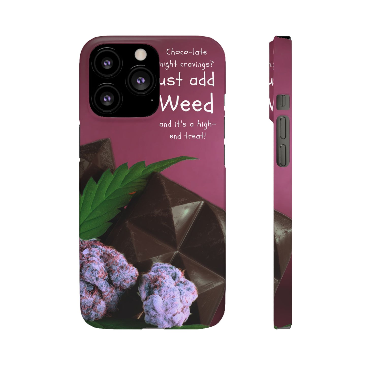 High-End Treat Snap Cases for Weed Enthusiasts Iphone and Samsung Phone Cover