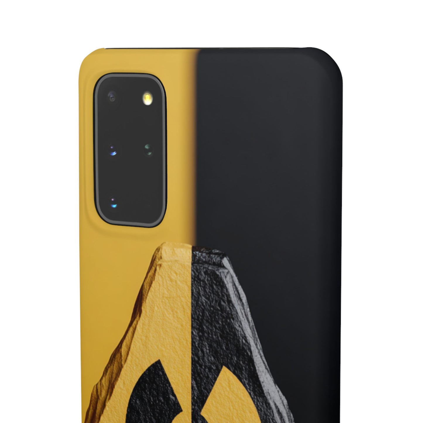Bold Graphic Snap Case, Radiation Symbol Phone Cover, Trendy Phone Accessory, Unique Gift for Tech Lovers, Stylish Mobile Case