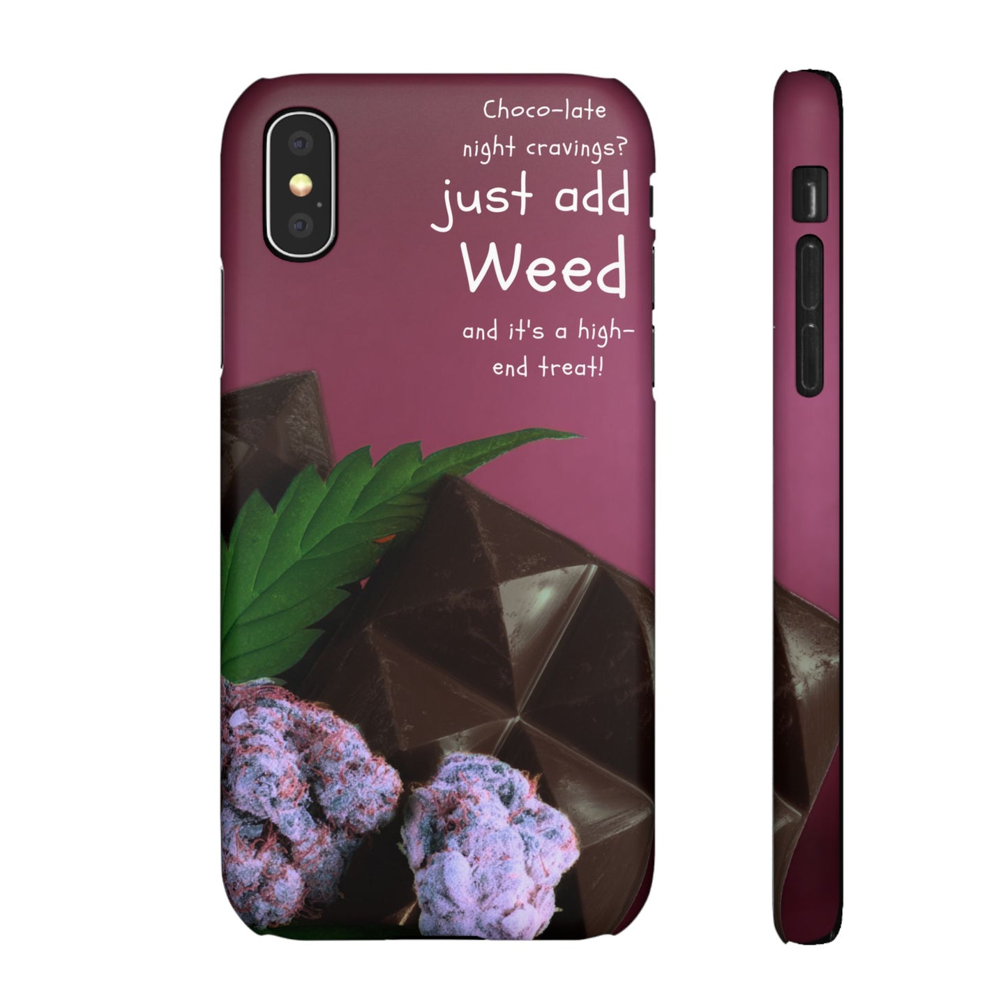 High-End Treat Snap Cases for Weed Enthusiasts Iphone and Samsung Phone Cover