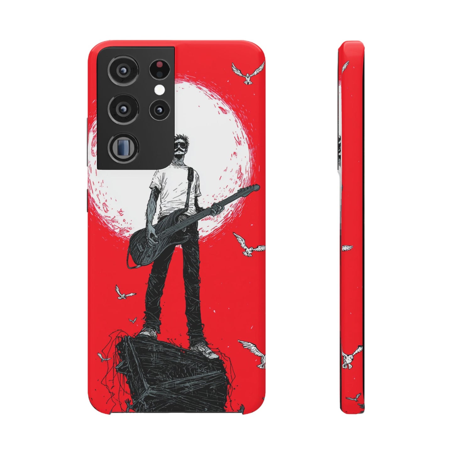 Rock & Roll Snap Cases - Music Lover's Phone Protection, Edgy Art, Gift for Guitarists, Cool Accessory for Teens
