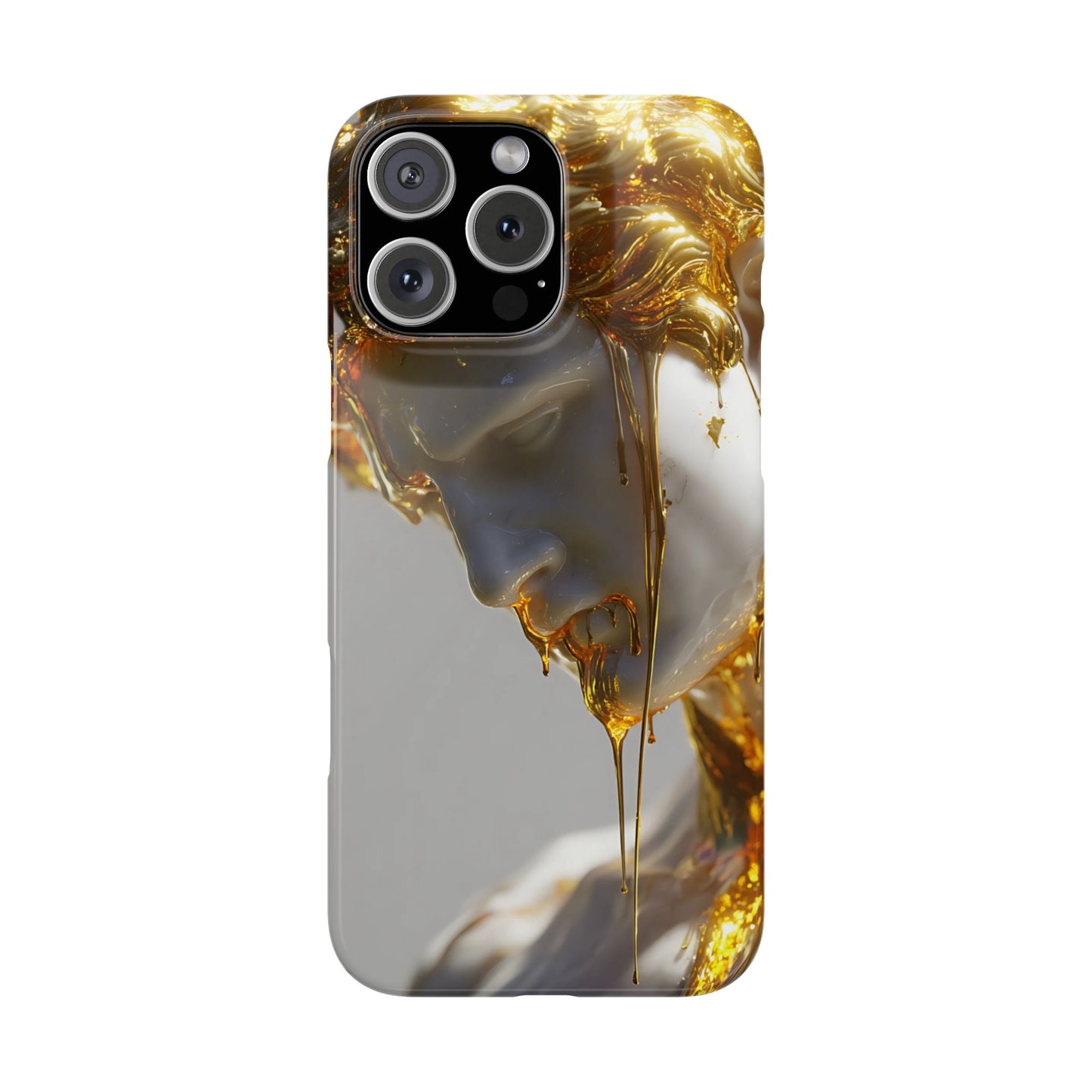 Gold Goddess Art Snap Case, Artistic Phone Cover, Unique Phone Accessory, Gift for Art Lovers, Stylish Protection