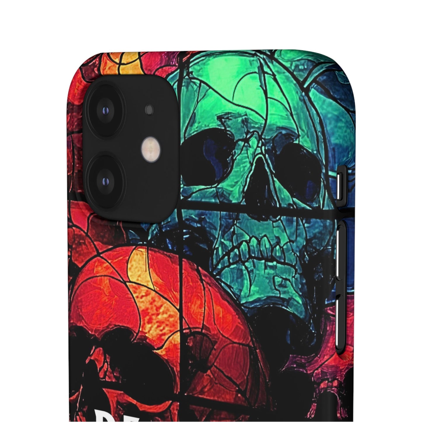 Halloween Custom Requiem Skull Snap Case Phone Cover for iPhone and Samsung