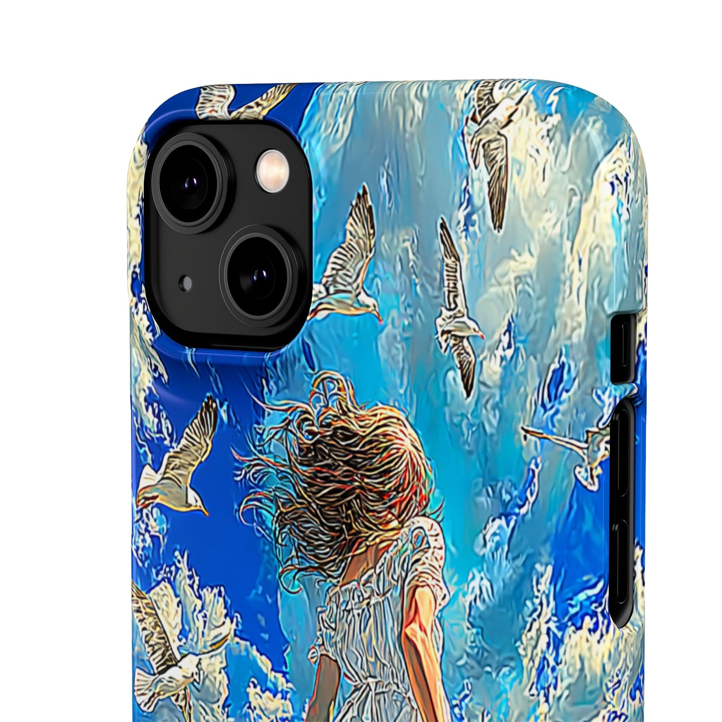 Dreamy Seaside Snap Case, Ocean Waves Phone Cover, Summer Vibe Gift, Cute Aesthetic Accessory, Beach Lover Case