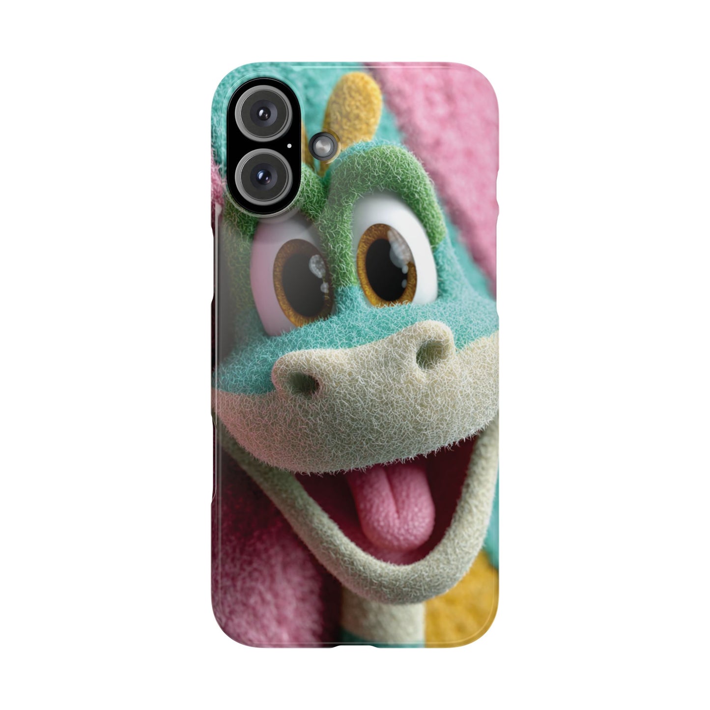 Fun Dino Snap Case for Kids | Cute Phone Cover | Colorful Mobile Accessory | Birthday Gift | Child's Tech Style