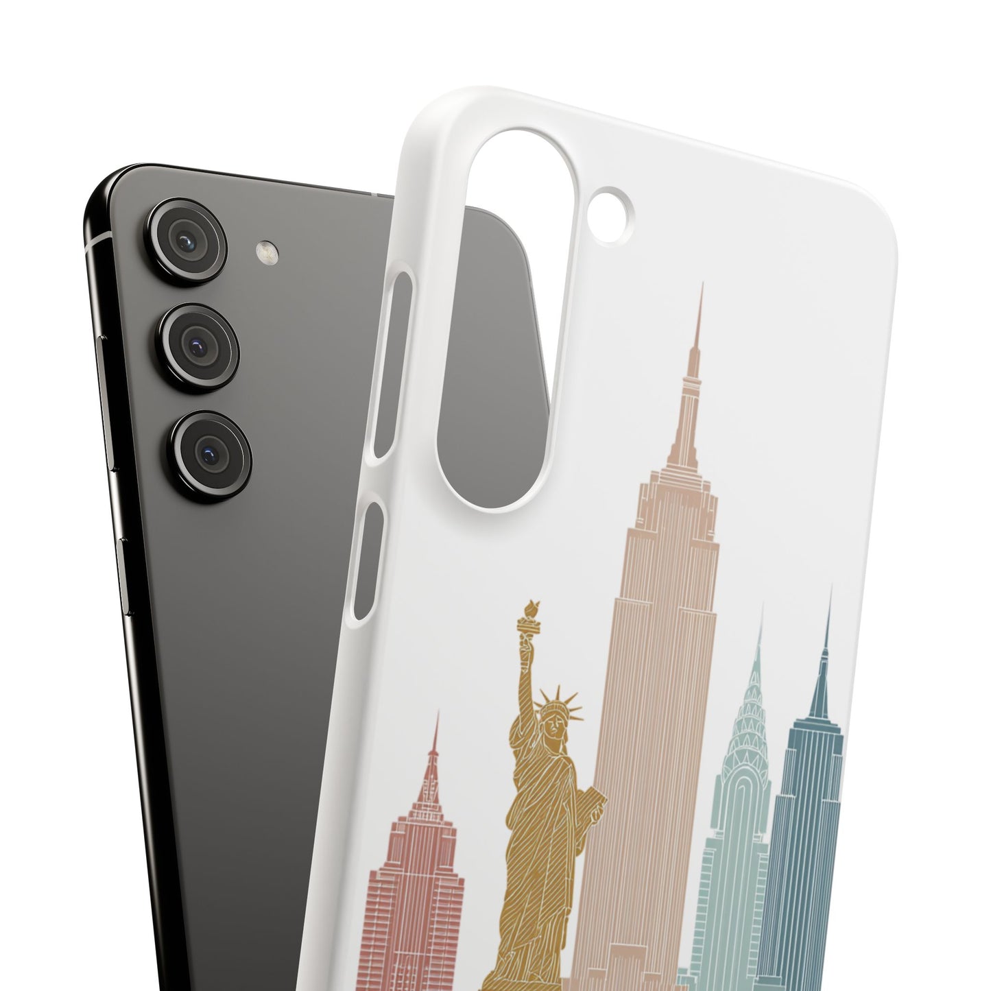Stylish New York Snap Case, Urban Phone Cover, Cityscape Phone Case, Gift for Travelers, Trendy Protective Case
