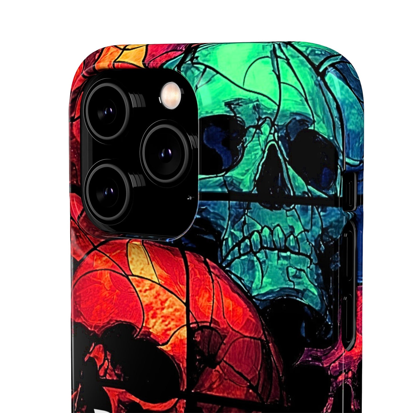 Halloween Custom Requiem Skull Snap Case Phone Cover for iPhone and Samsung