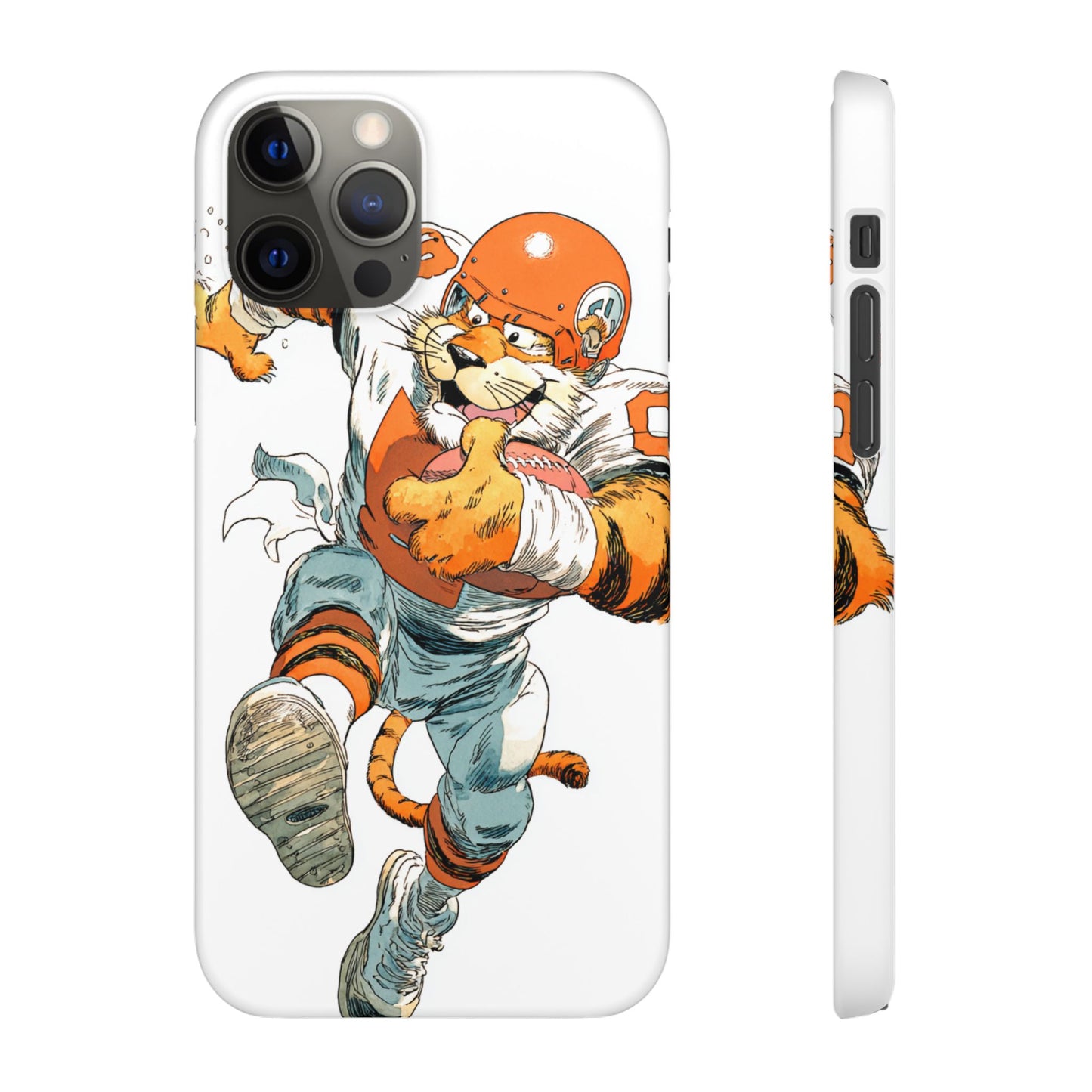 Cincinnati Bengals Snap Cases, Football Fans Phone Case, Tiger Cartoon Art Design, Football Lover Gift, Protective Phone Cover
