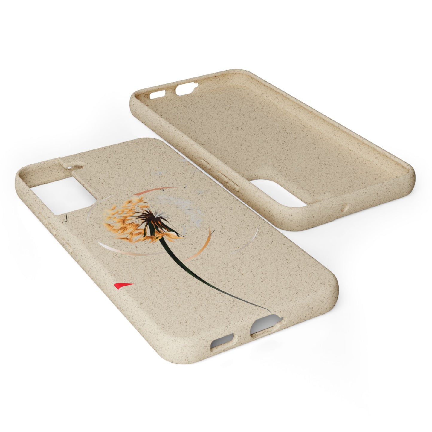 Plastic Free Eco-Friendly Phone Cases with Floral Design Sustainable Gift for Iphone and Samsungs