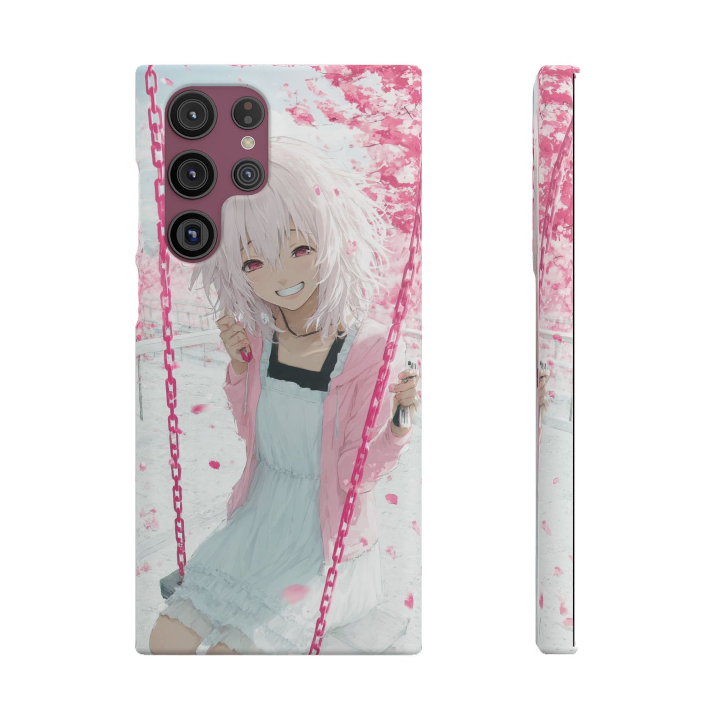 Anime Character Snap Cases for Phone, Cute Aesthetic Phone Cover, Gifts for Otaku, Floral Design, Unique Phone Cases