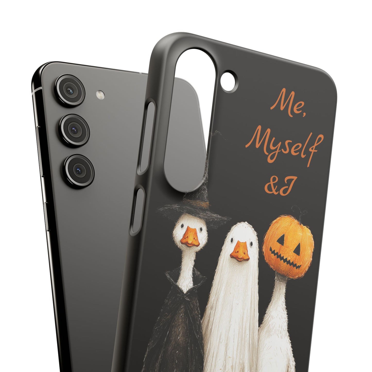 Halloween Goose Snap Case, Funny Goose Phone Case, Fall Accessories, Cute Halloween Gift, Me Myself & I Design