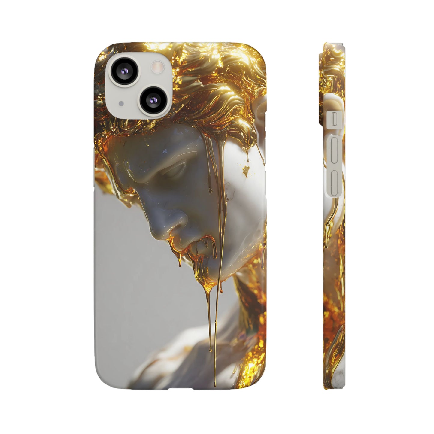 Gold Goddess Art Snap Case, Artistic Phone Cover, Unique Phone Accessory, Gift for Art Lovers, Stylish Protection