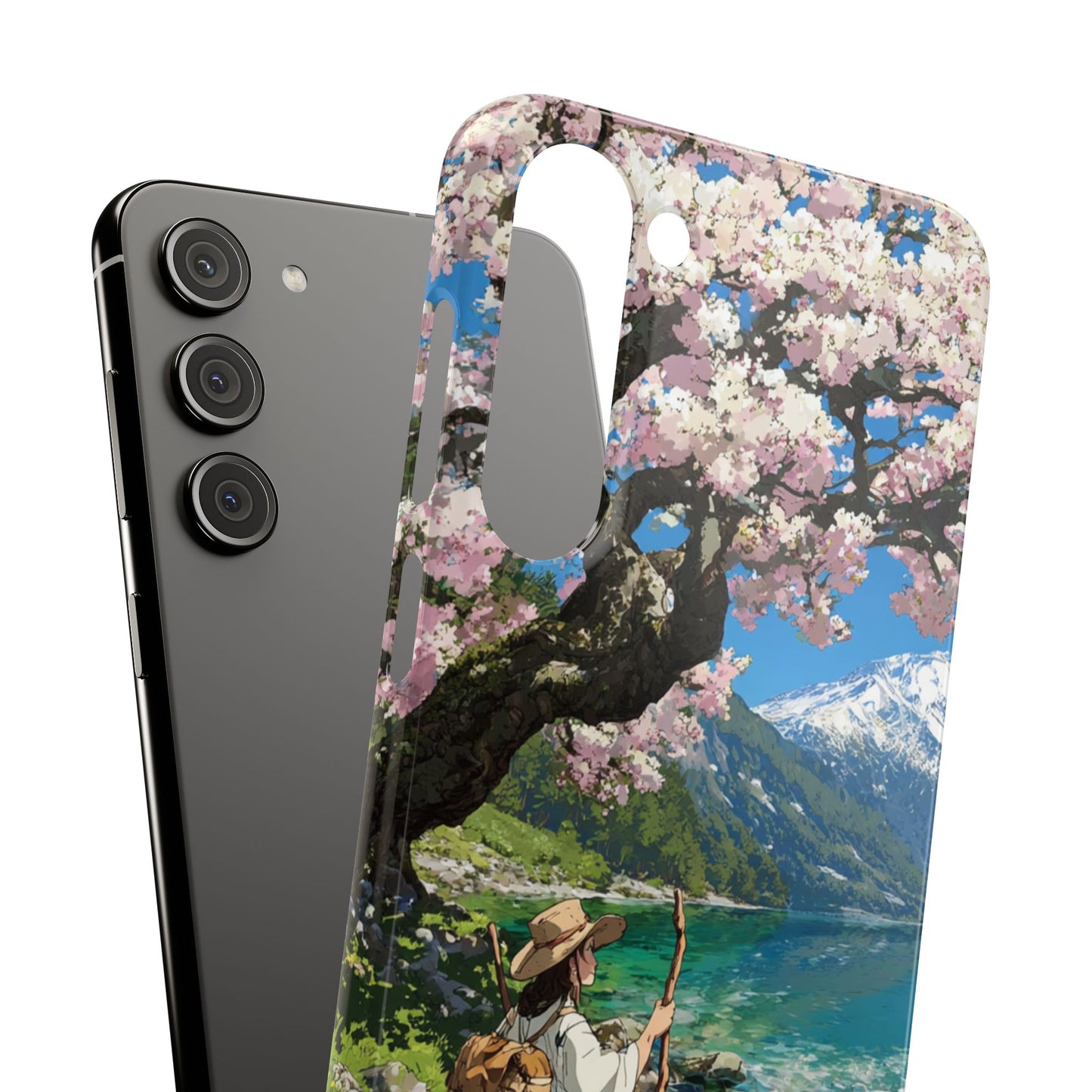 Nature-Inspired Snap Cases for Phone Protection, Floral Phone Covers, Cherry Blossom Aesthetic, Gifts for Nature Lovers, Spring Accessories