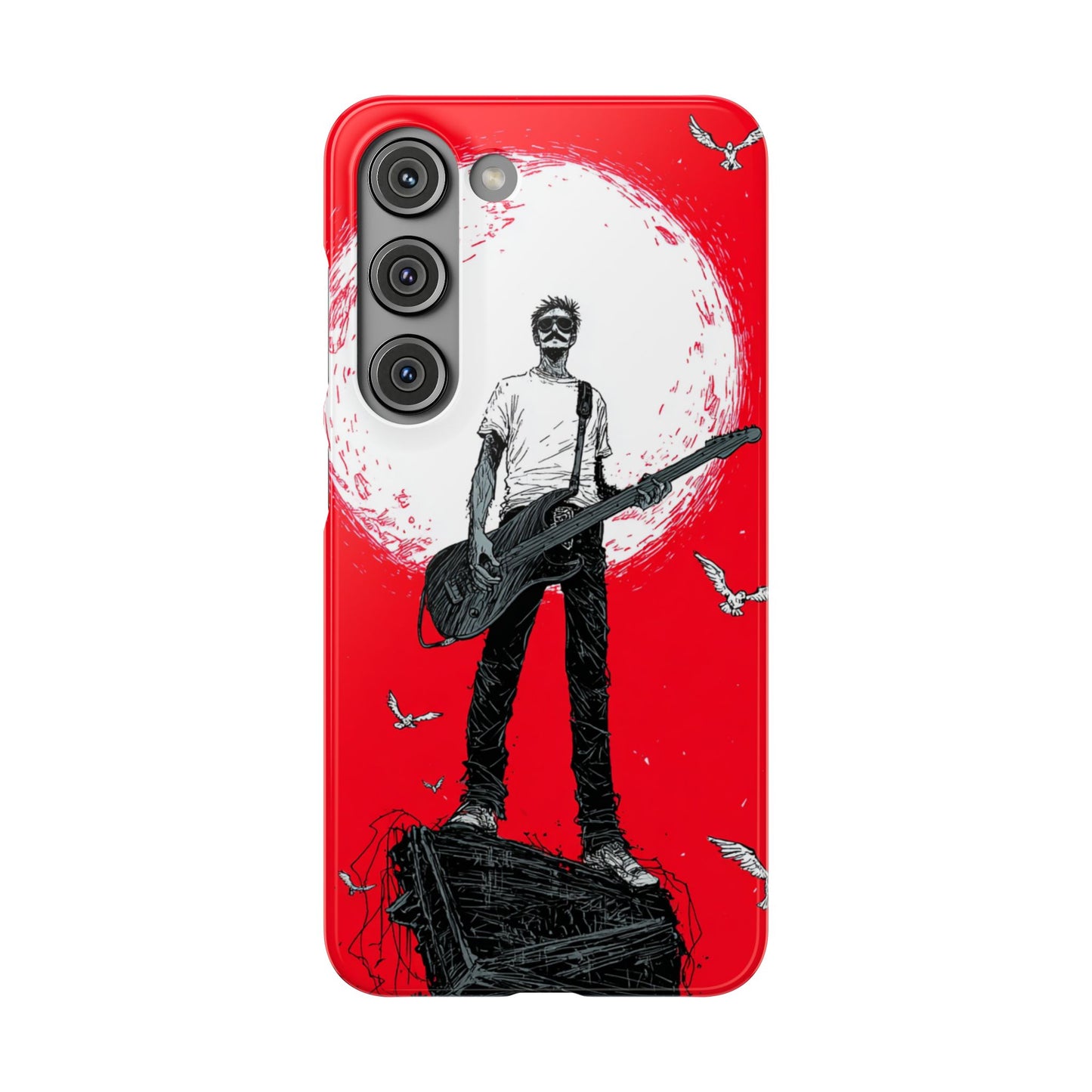 Rock & Roll Snap Cases - Music Lover's Phone Protection, Edgy Art, Gift for Guitarists, Cool Accessory for Teens