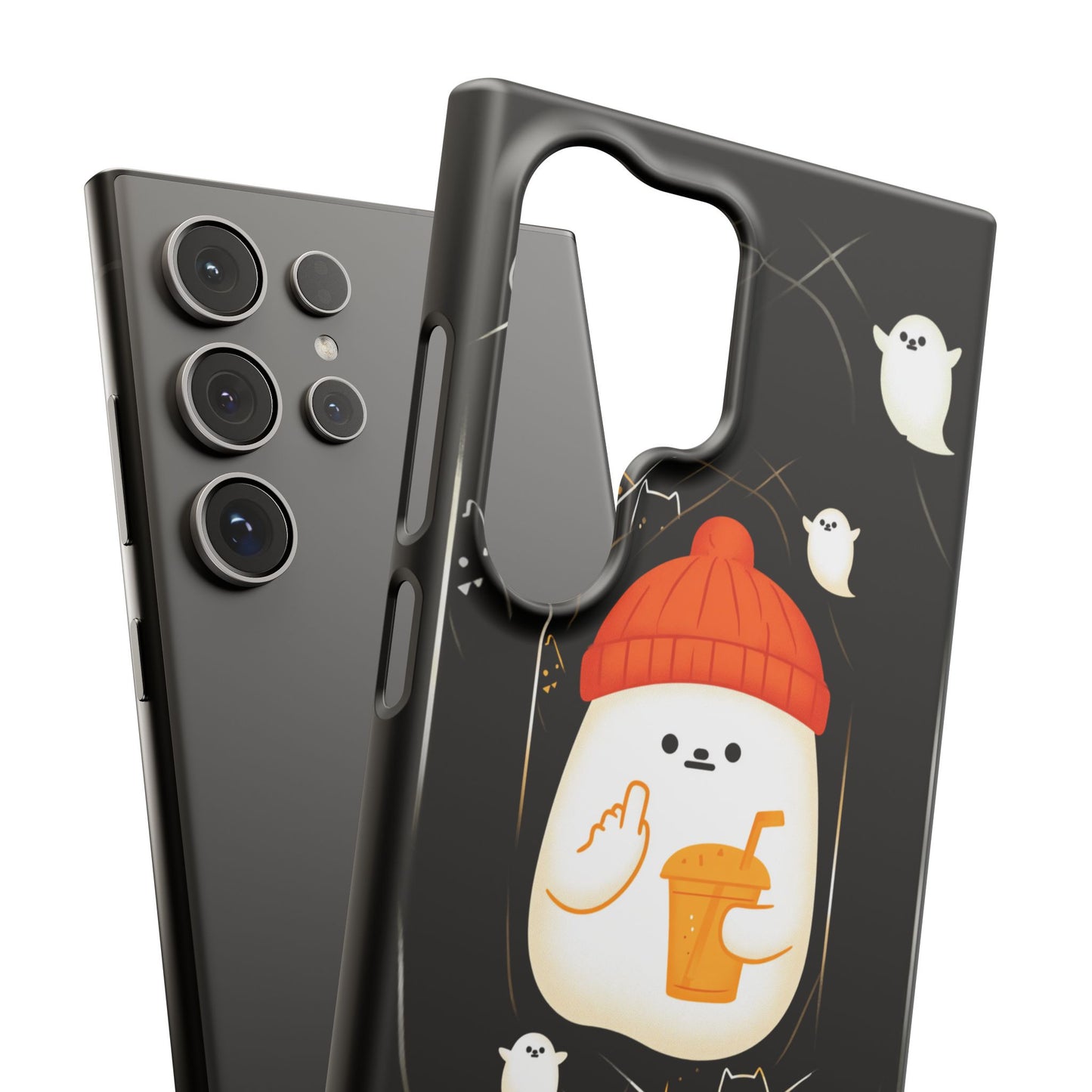 Spook You Halloween Ghost Snap Case Kawaii Protective Phone Cover for iPhone and Samsung
