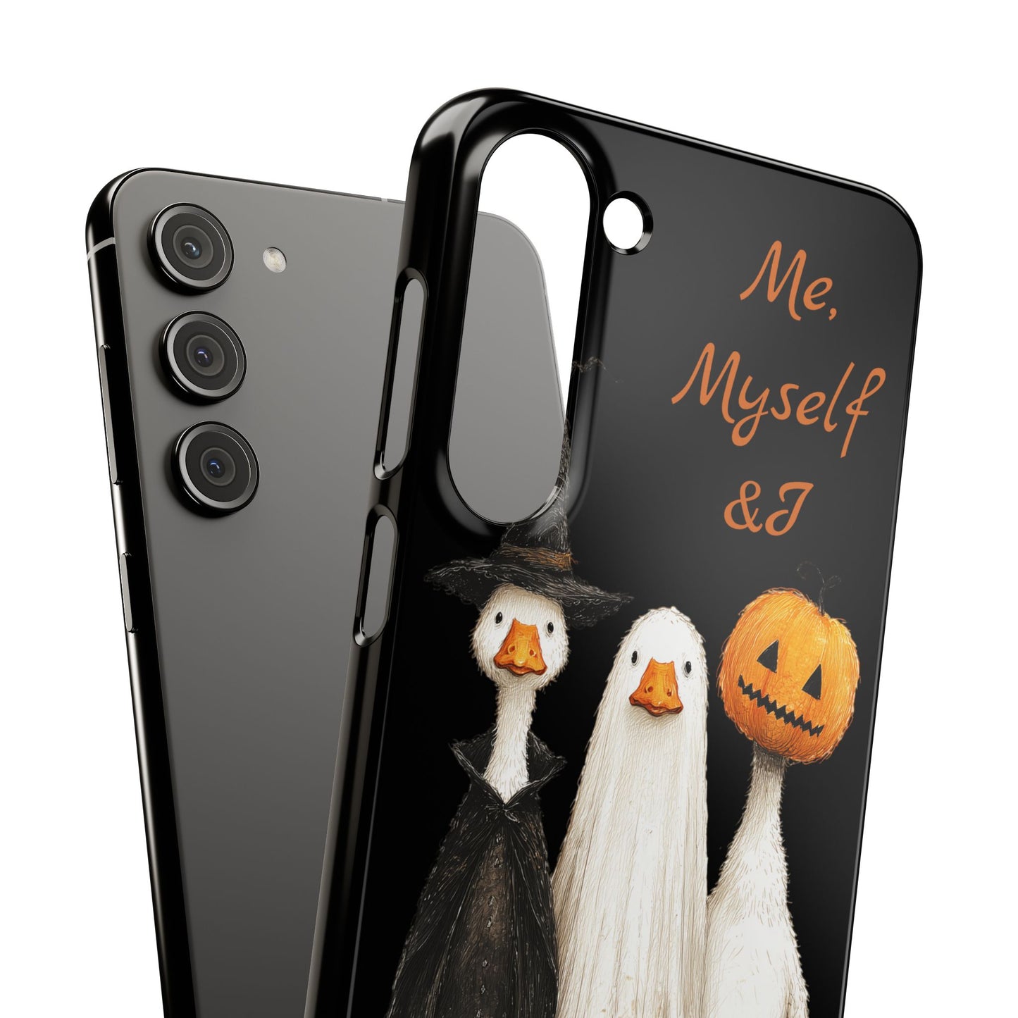 Halloween Goose Snap Case, Funny Goose Phone Case, Fall Accessories, Cute Halloween Gift, Me Myself & I Design