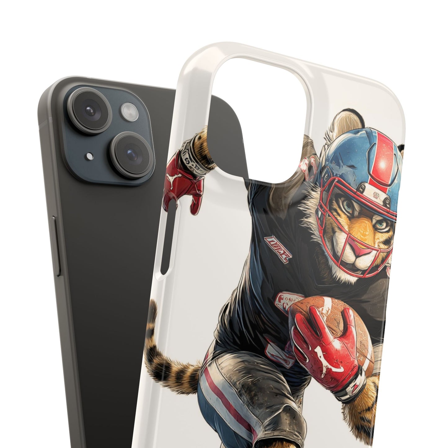 Sporty Animal Snap Cases for Phone, Unique Art, Gift for Sports Lovers, Fun Design for Gamers, iPhone Accessories