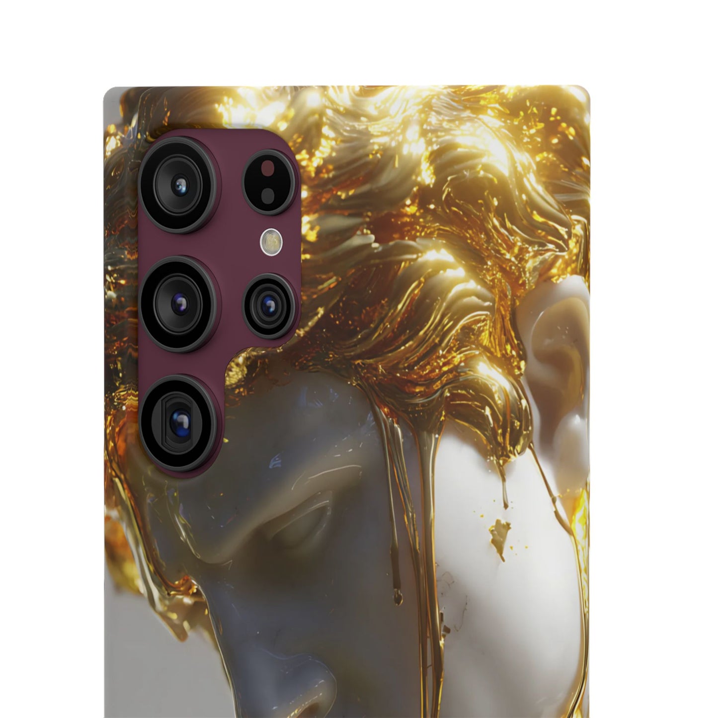 Gold Goddess Art Snap Case, Artistic Phone Cover, Unique Phone Accessory, Gift for Art Lovers, Stylish Protection
