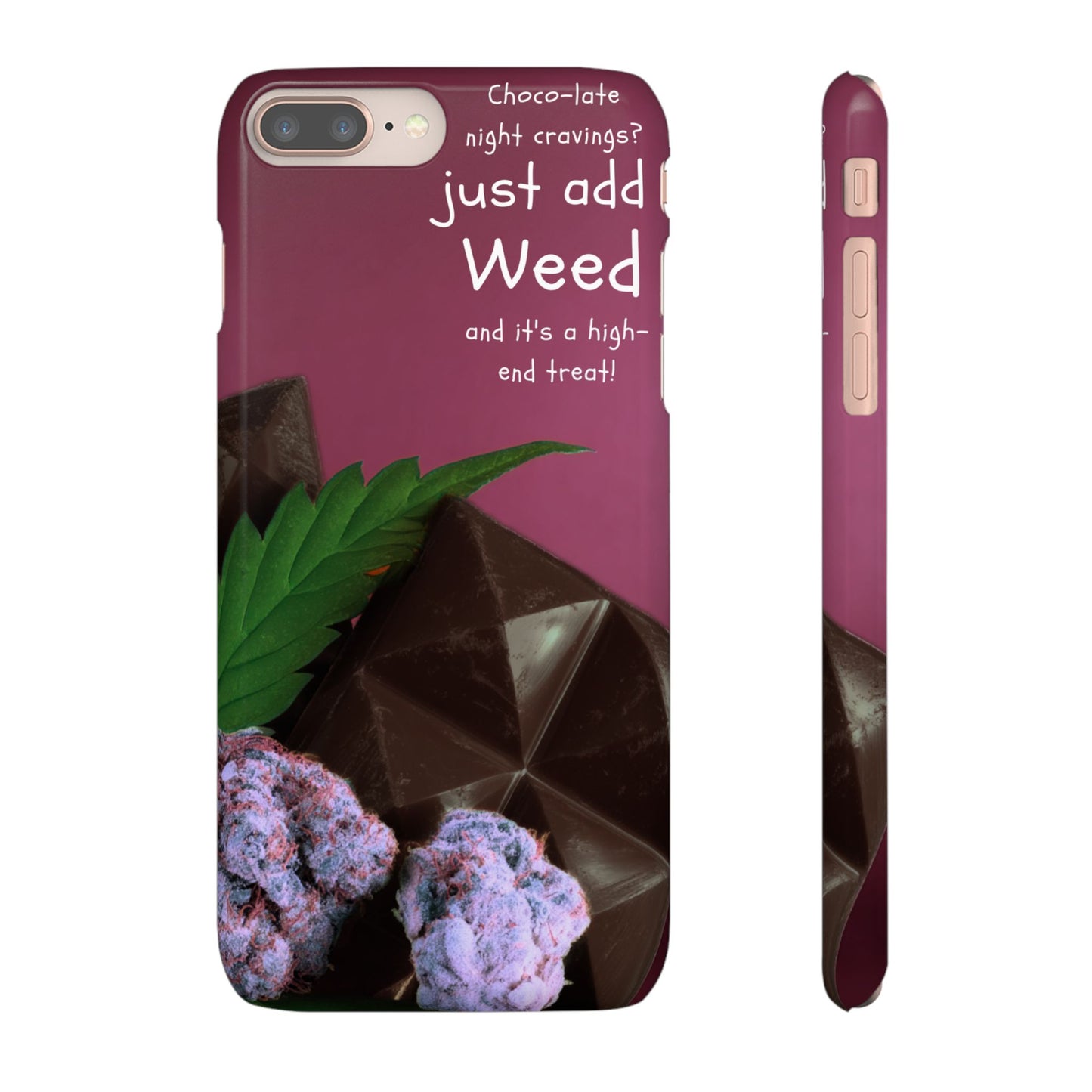 High-End Treat Snap Cases for Weed Enthusiasts Iphone and Samsung Phone Cover