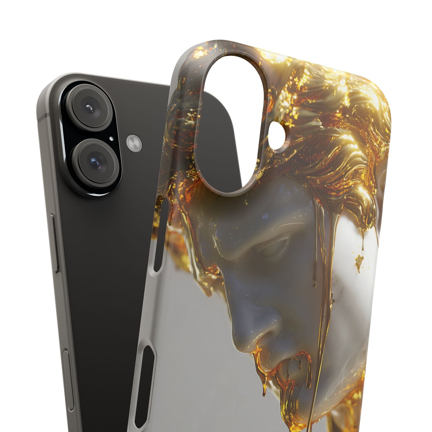 Gold Goddess Art Snap Case, Artistic Phone Cover, Unique Phone Accessory, Gift for Art Lovers, Stylish Protection