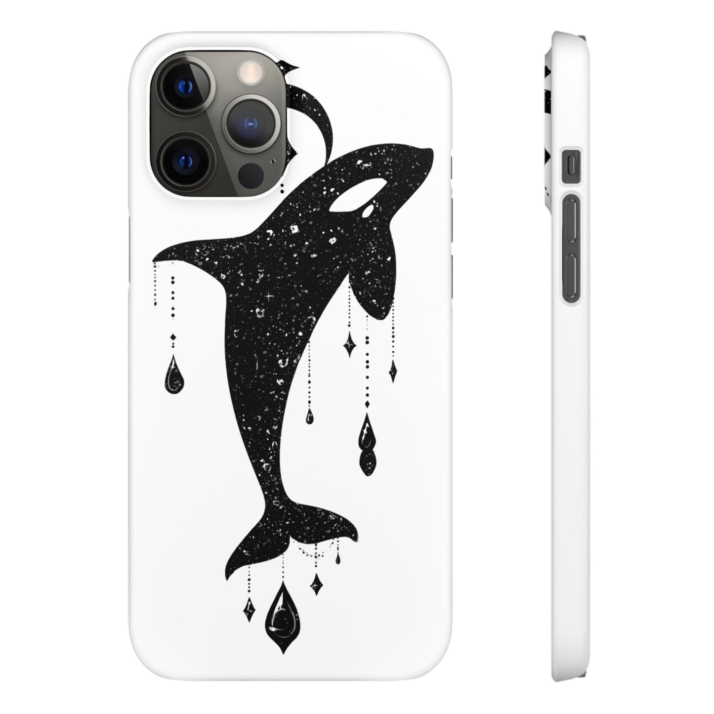 Celestial Orca Snap Case | Phone Cover, Whale Lover Gift, Cosmic Decor, Unique Art, Ocean Vibe