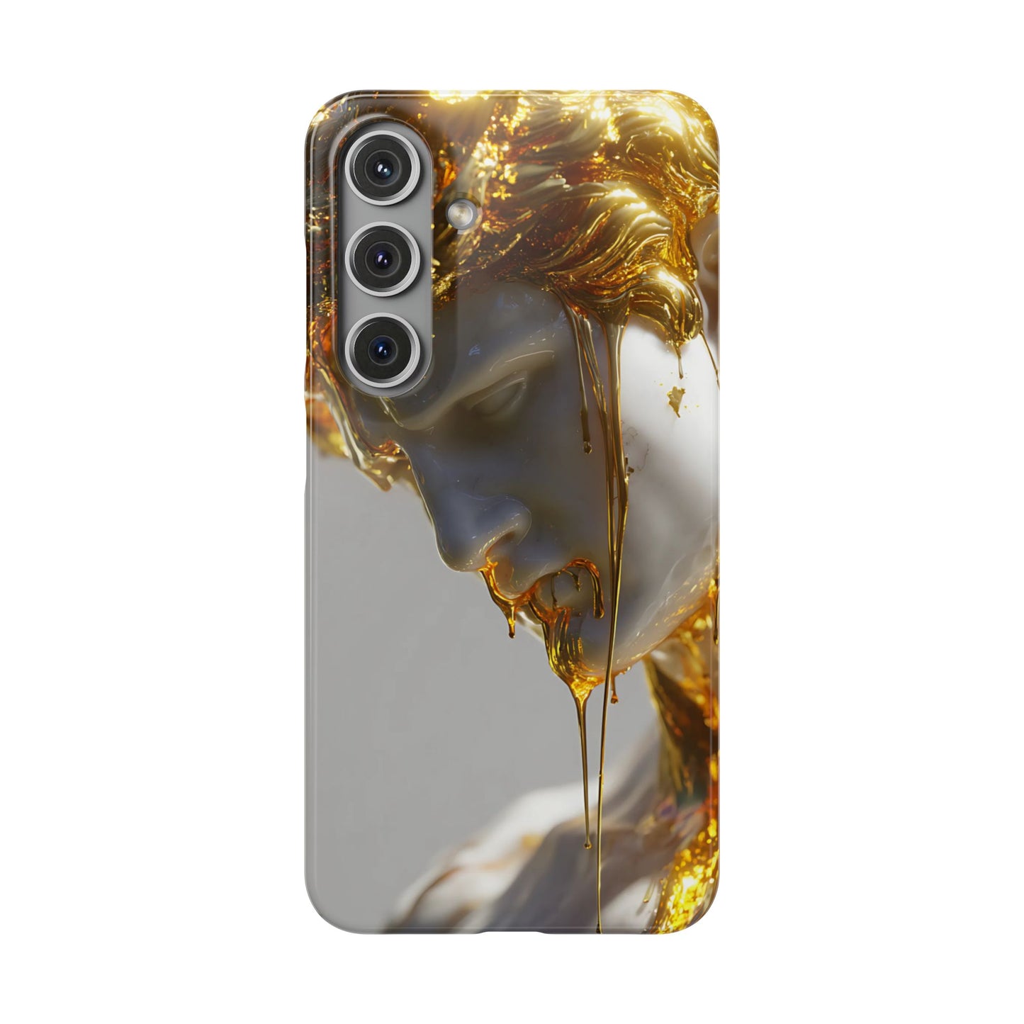 Gold Goddess Art Snap Case, Artistic Phone Cover, Unique Phone Accessory, Gift for Art Lovers, Stylish Protection