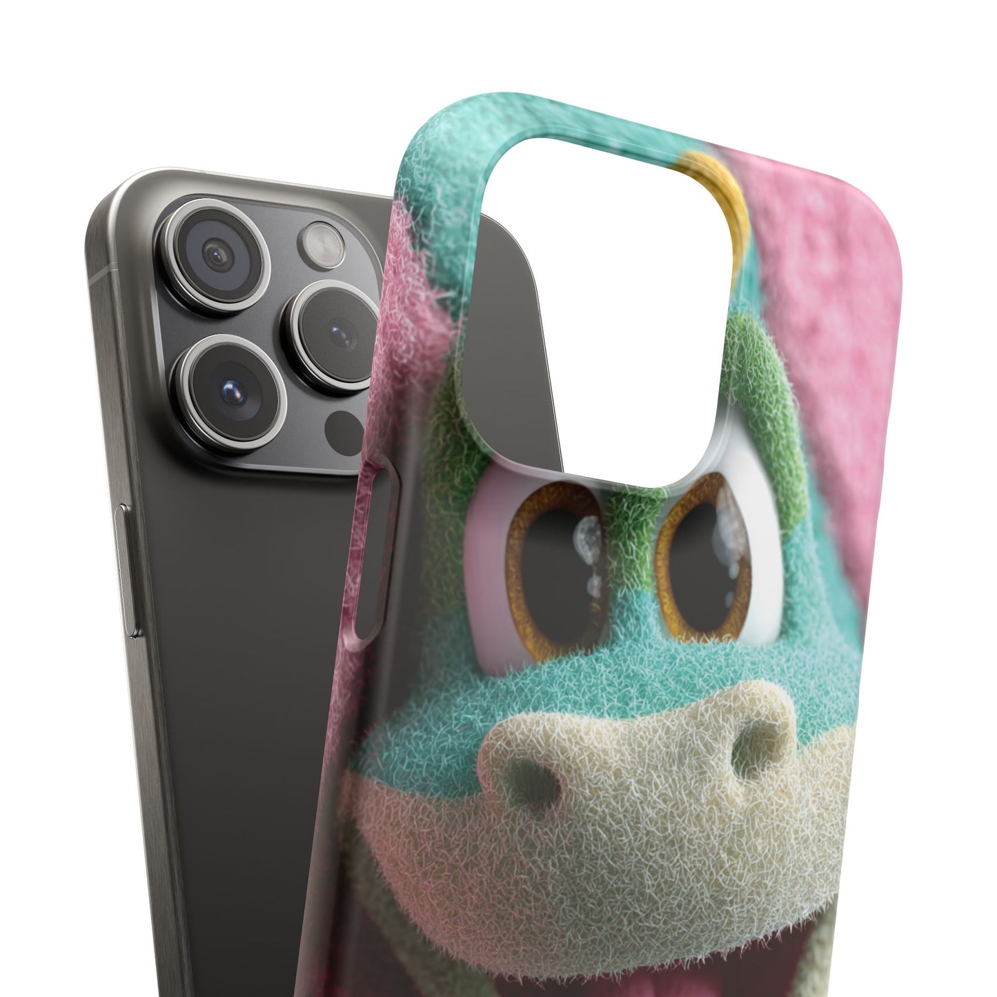 Fun Dino Snap Case for Kids | Cute Phone Cover | Colorful Mobile Accessory | Birthday Gift | Child's Tech Style