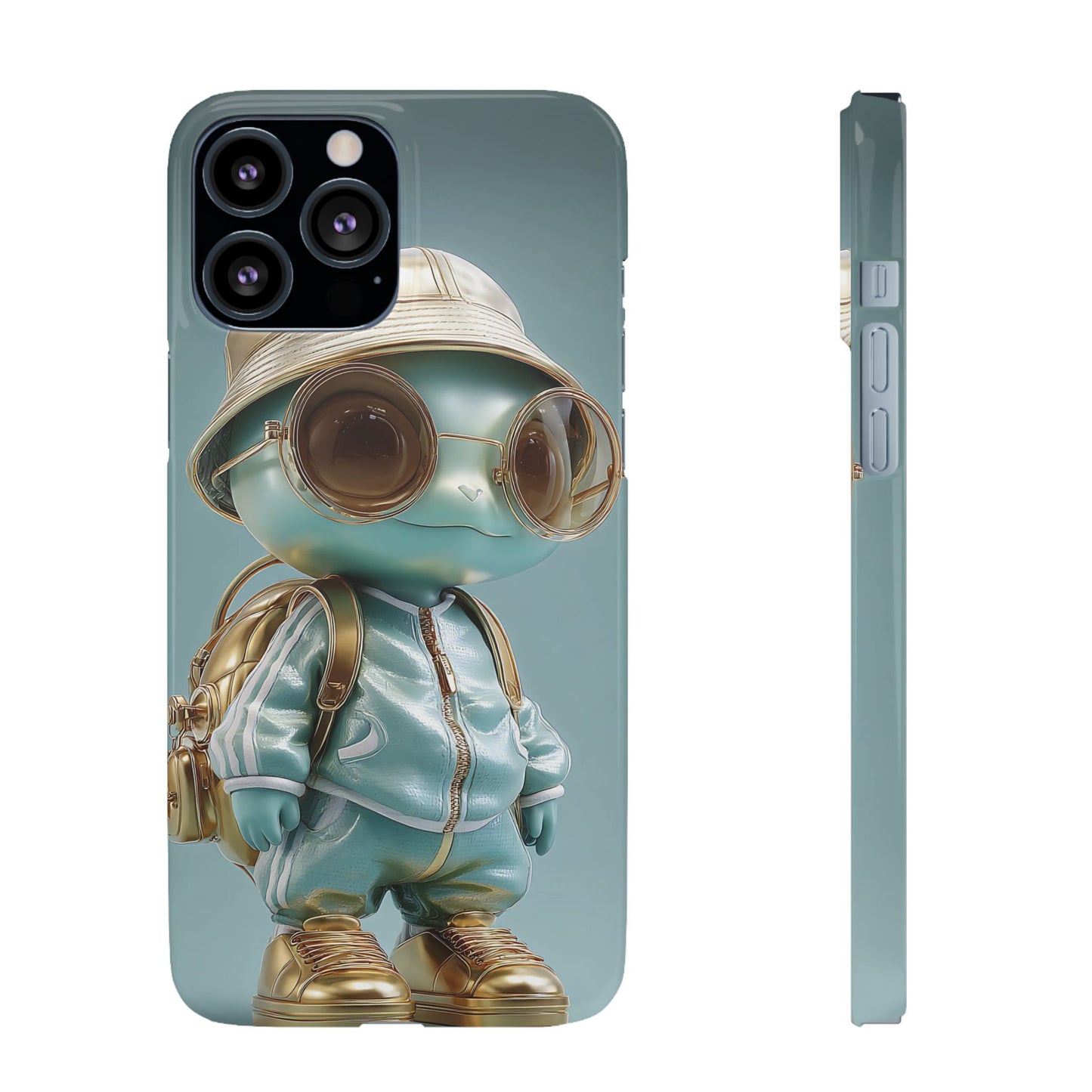 Trendy Character Snap Case for Phone, Cute Phone Cover, Gift for Kids, Cartoon Style Gadget Accessory, Fun Phone Protection