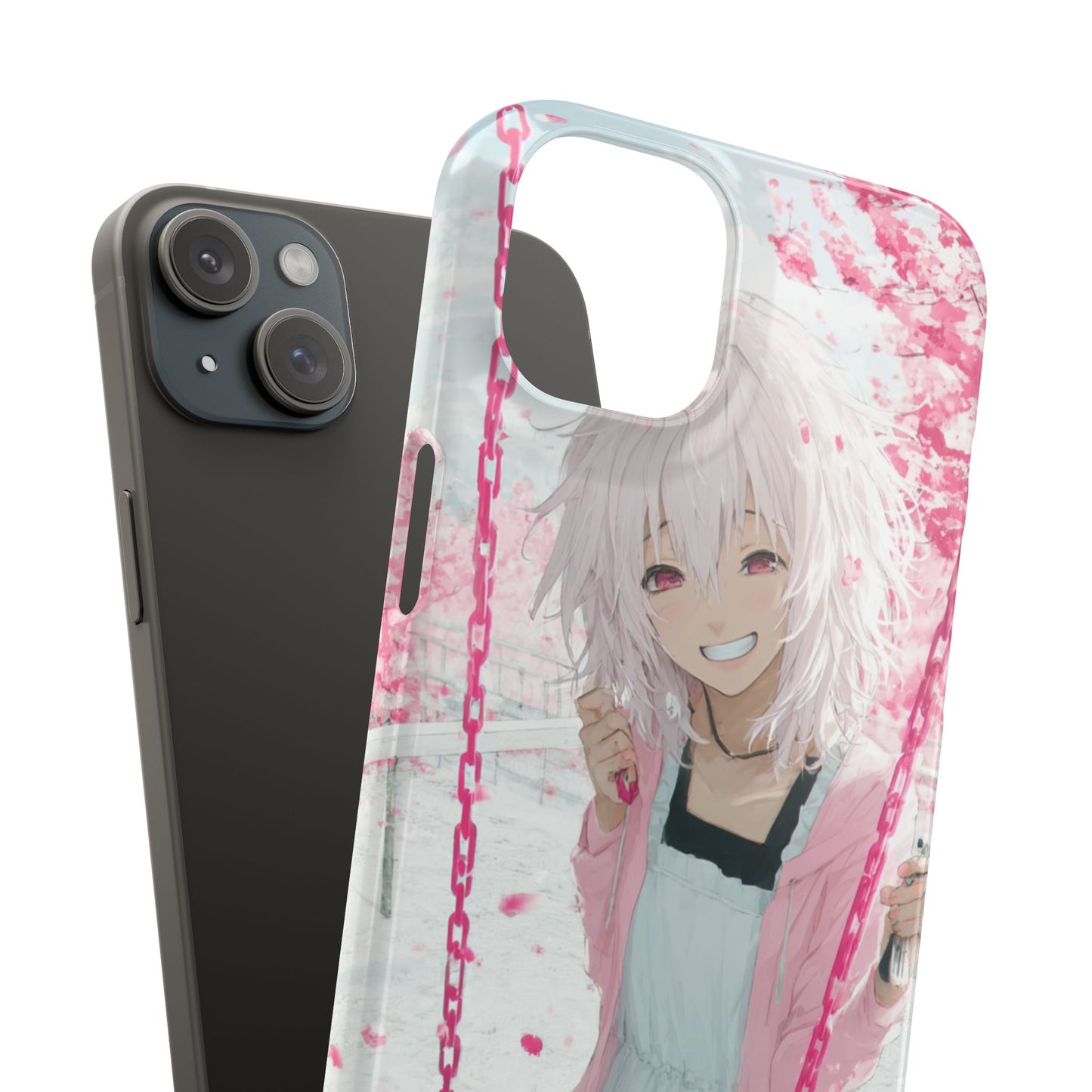 Anime Character Snap Cases for Phone, Cute Aesthetic Phone Cover, Gifts for Otaku, Floral Design, Unique Phone Cases
