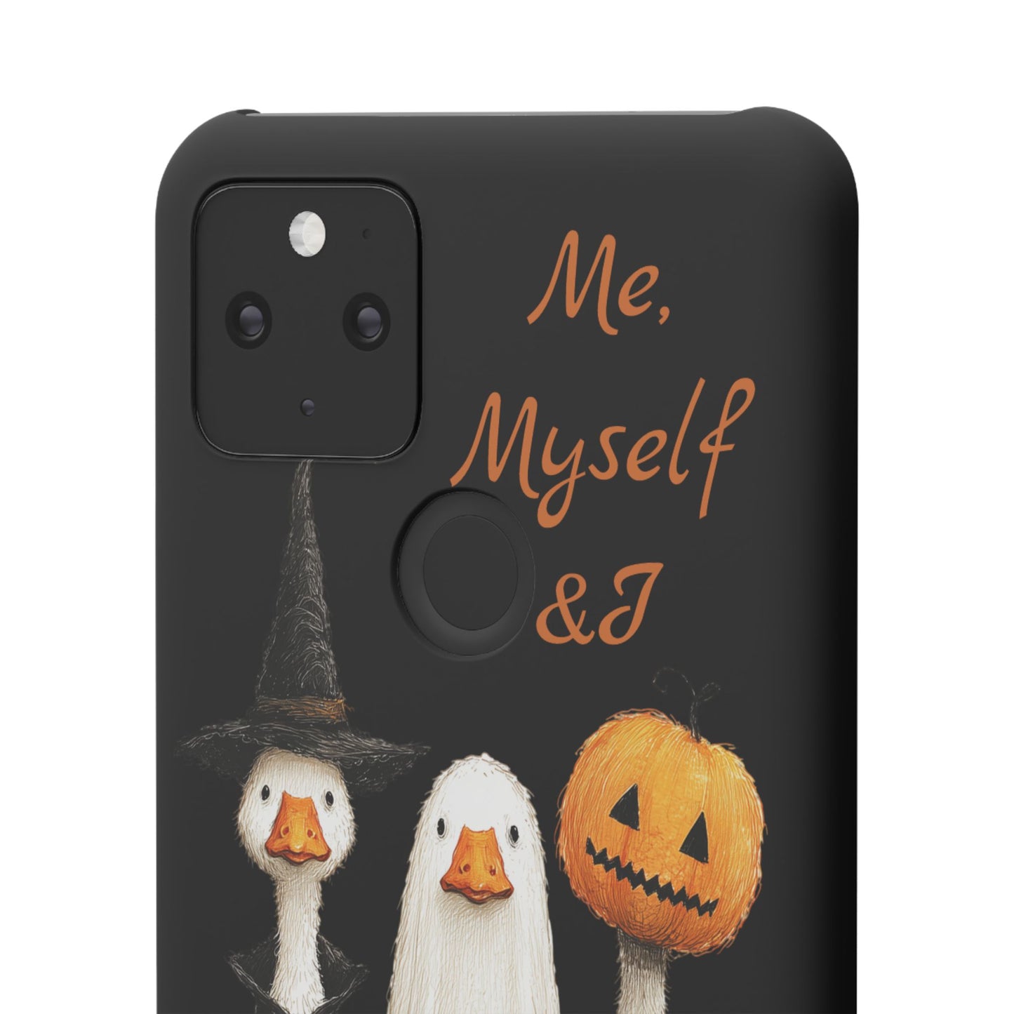 Halloween Goose Snap Case, Funny Goose Phone Case, Fall Accessories, Cute Halloween Gift, Me Myself & I Design