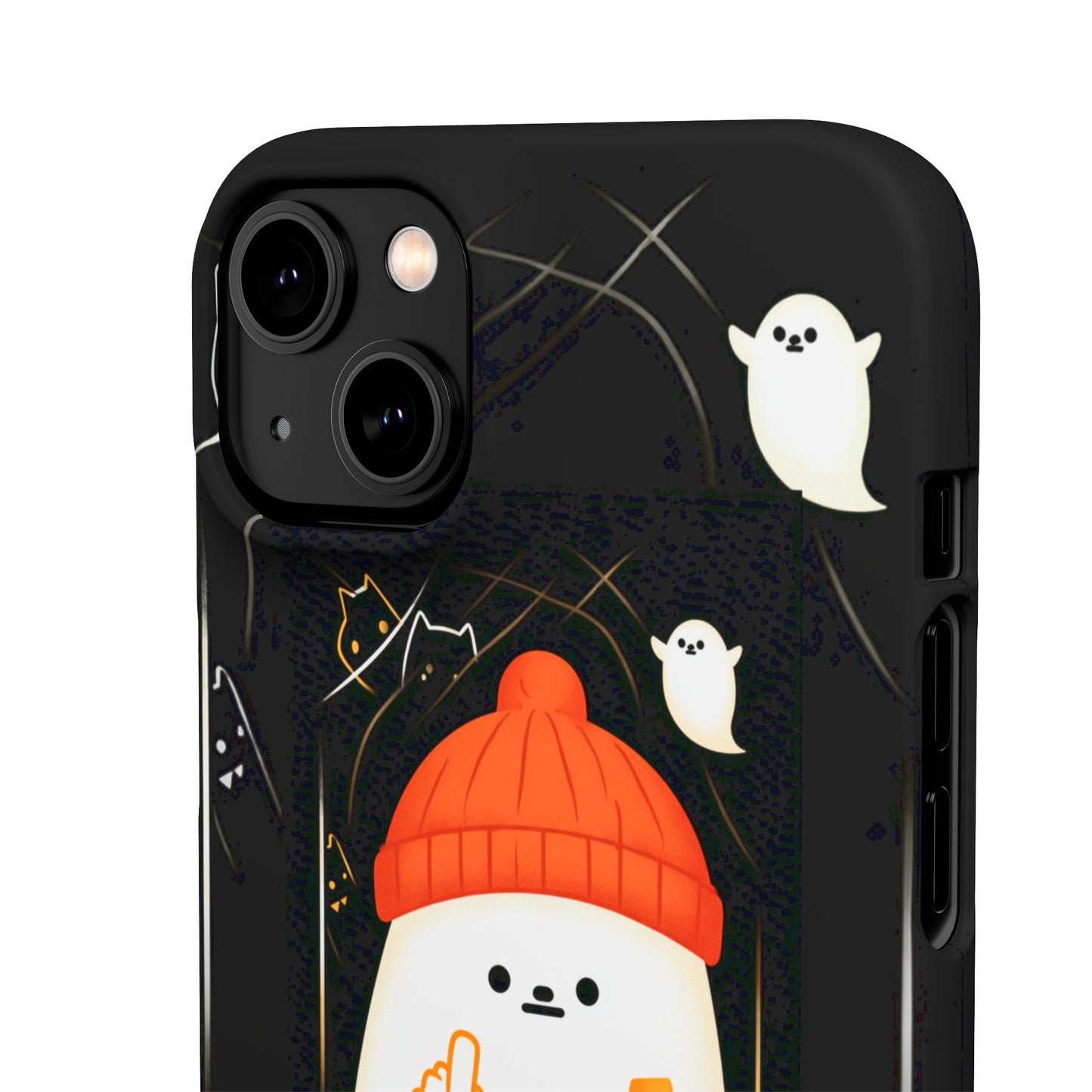 Spook You Halloween Ghost Snap Case Kawaii Protective Phone Cover for iPhone and Samsung