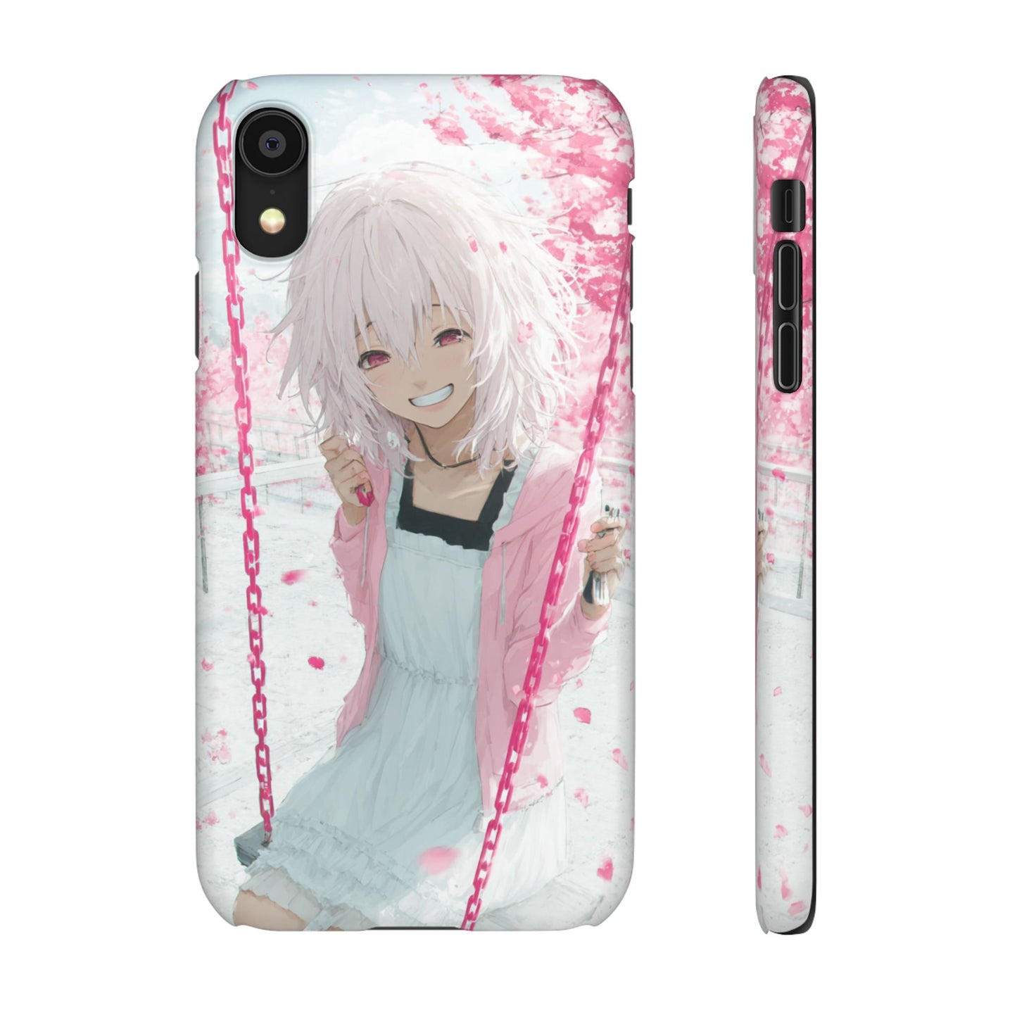 Anime Character Snap Cases for Phone, Cute Aesthetic Phone Cover, Gifts for Otaku, Floral Design, Unique Phone Cases