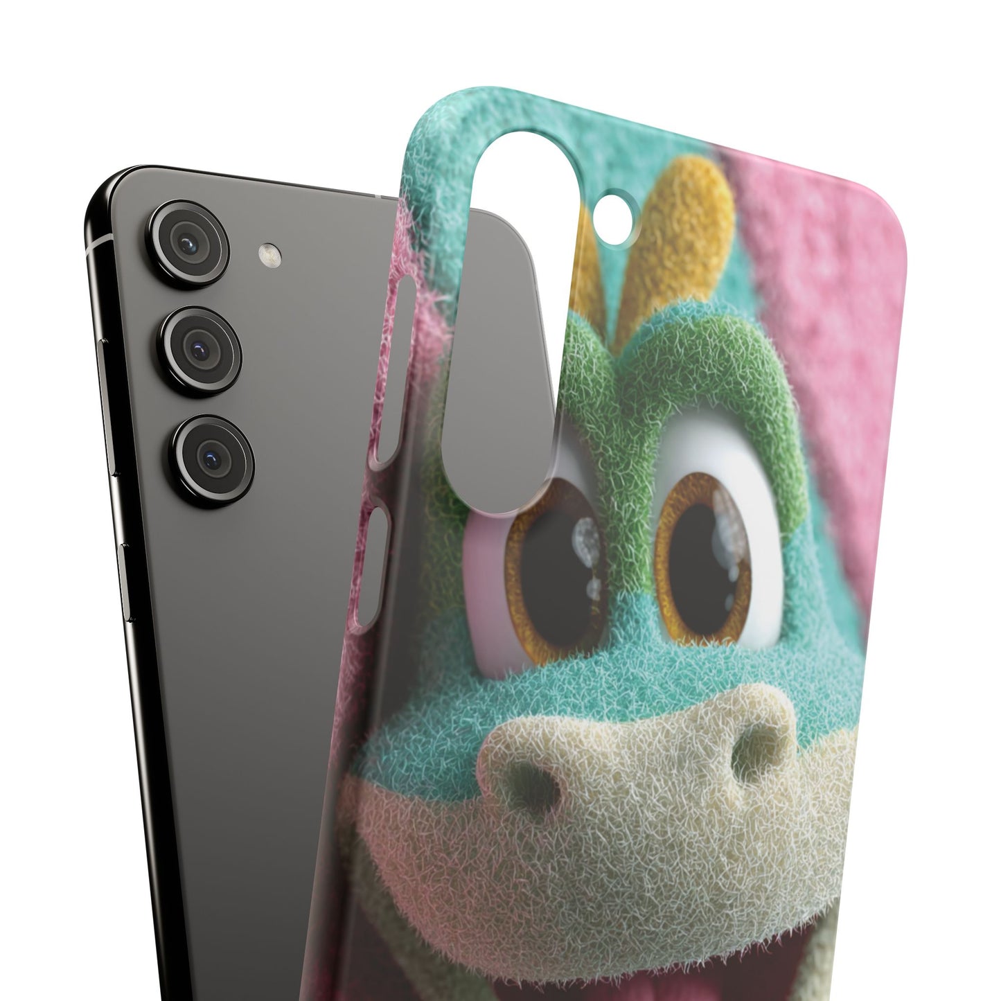 Fun Dino Snap Case for Kids | Cute Phone Cover | Colorful Mobile Accessory | Birthday Gift | Child's Tech Style