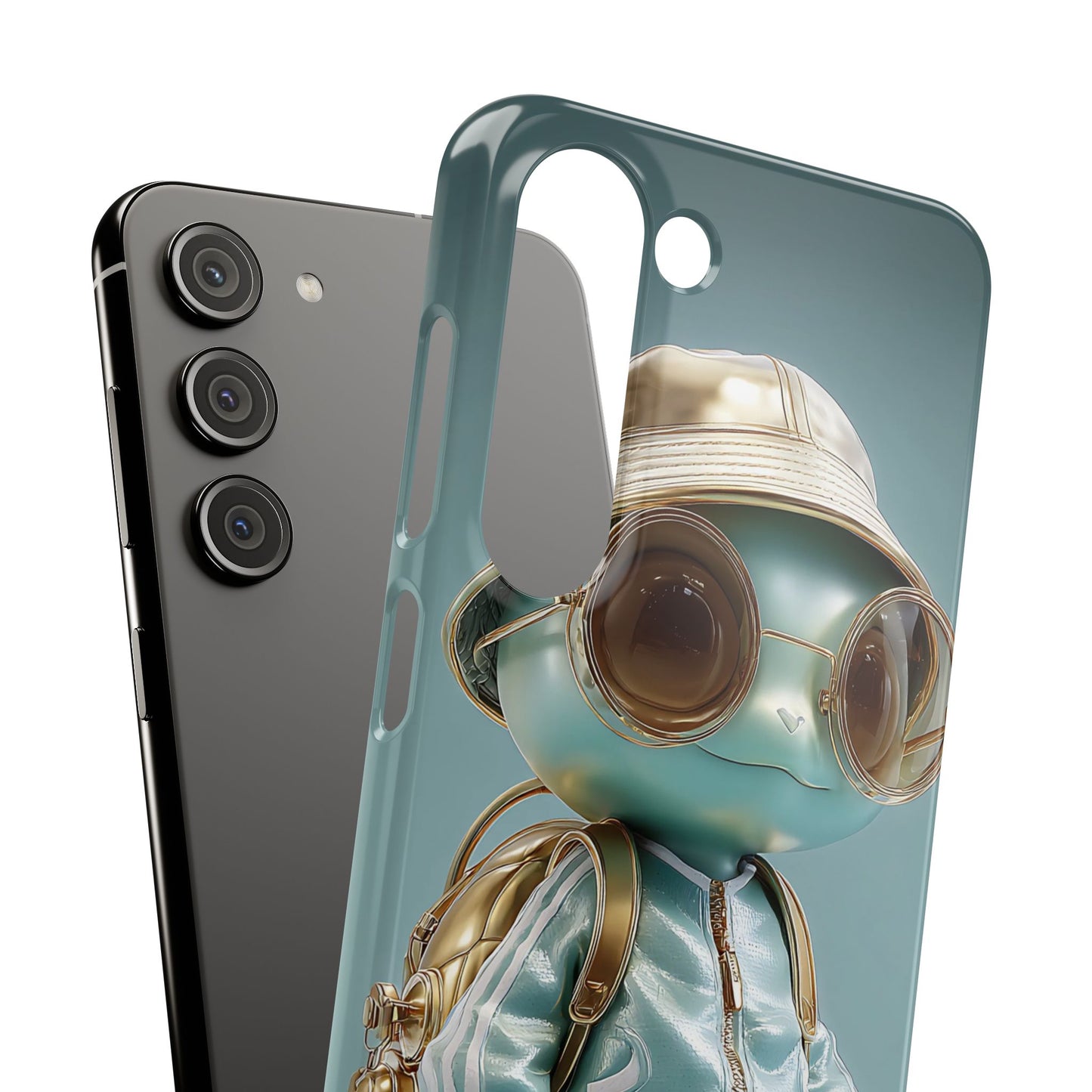Trendy Character Snap Case for Phone, Cute Phone Cover, Gift for Kids, Cartoon Style Gadget Accessory, Fun Phone Protection
